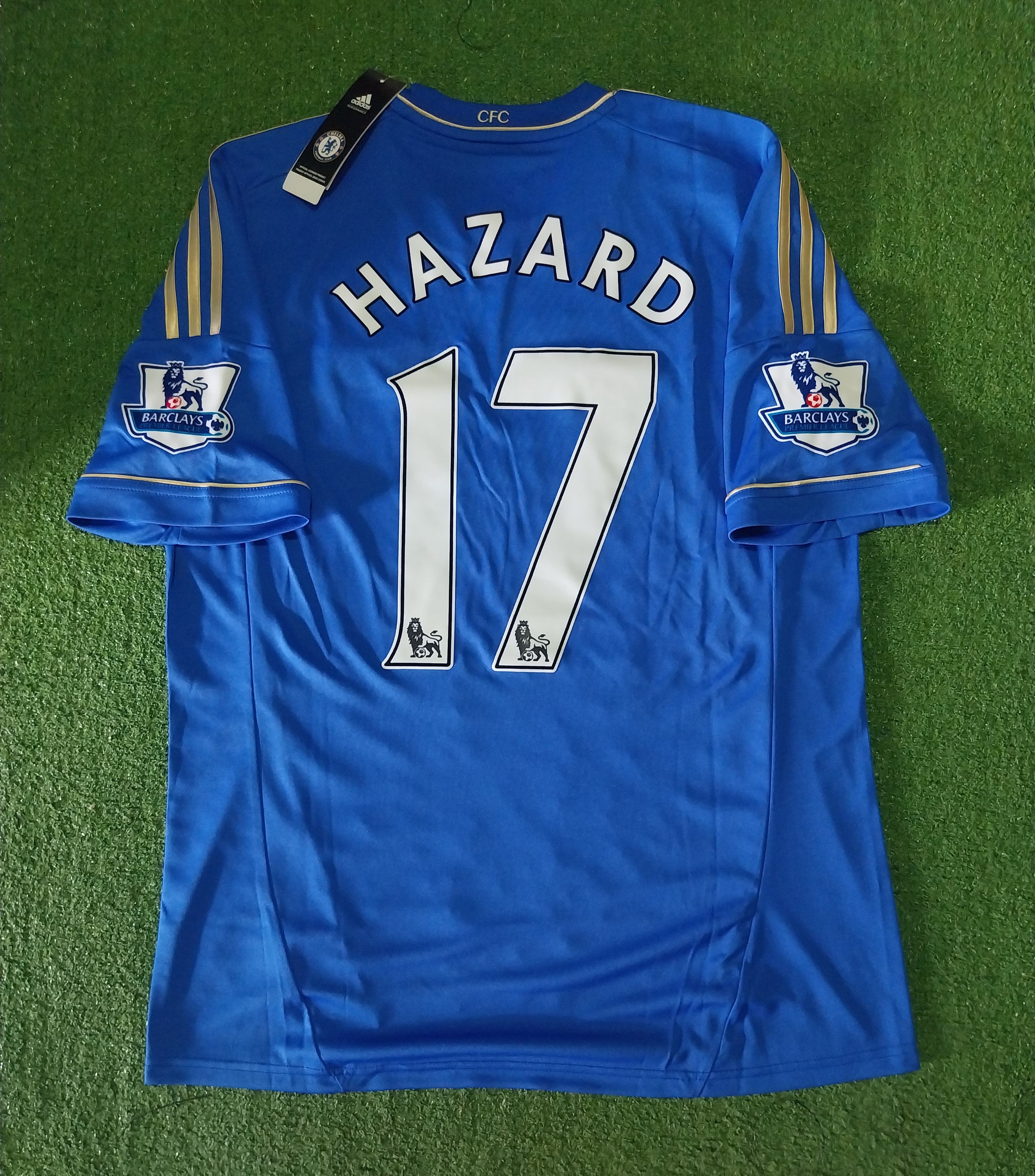 Adidas Chelsea home 2012/2013 eden hazard jersey football Size US L / EU 52-54 / 3 - 2 Thumbnail