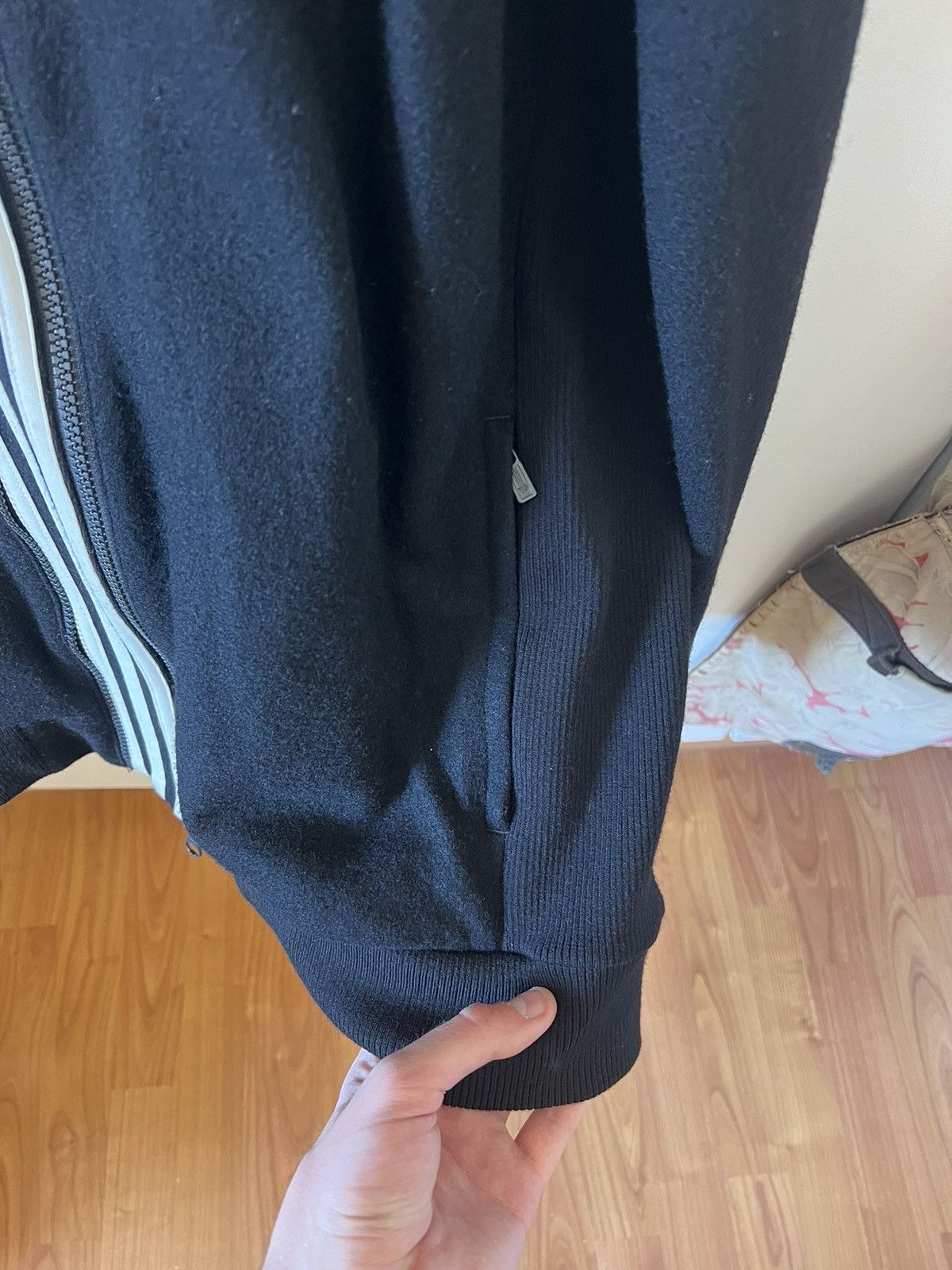 Adidas × Y-3 × Yohji Yamamoto Wool Y-3 Track Jacket Size US XL / EU 56 / 4 - 7 Thumbnail