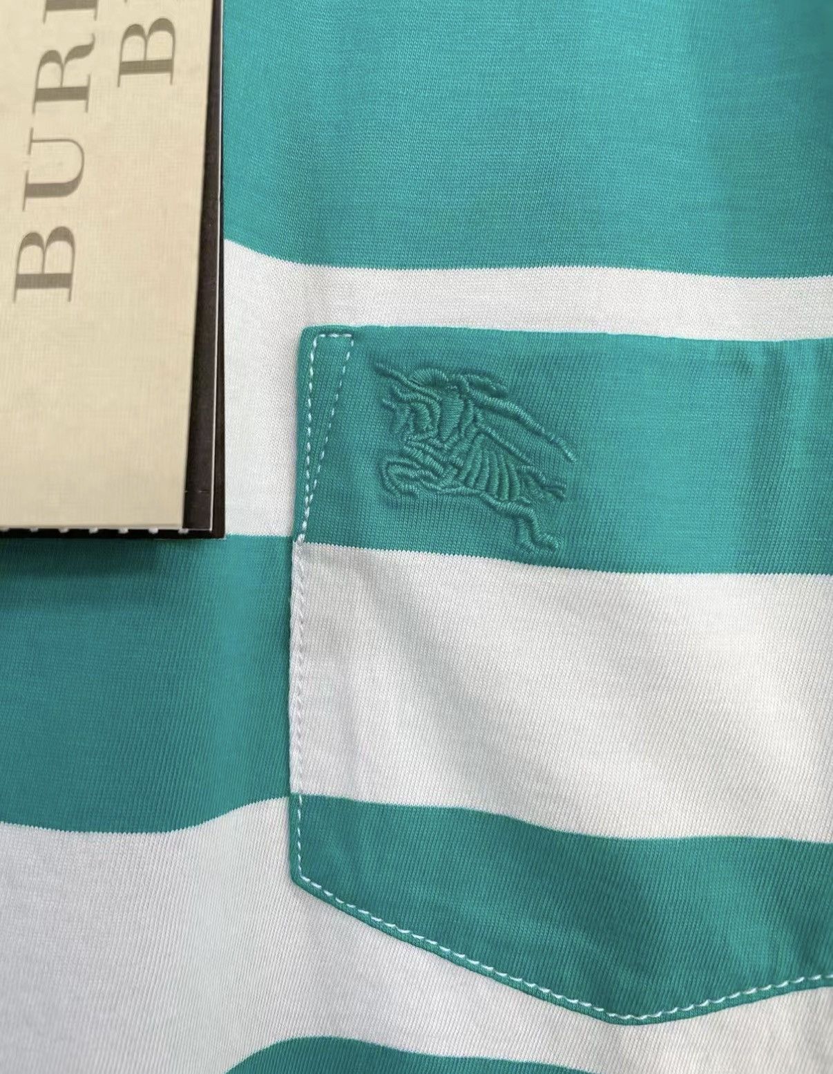 Burberry BURBERRY 100% Cotton Short Sleeve T-shirt J30 Size US S / EU 44-46 / 1 - 3 Thumbnail