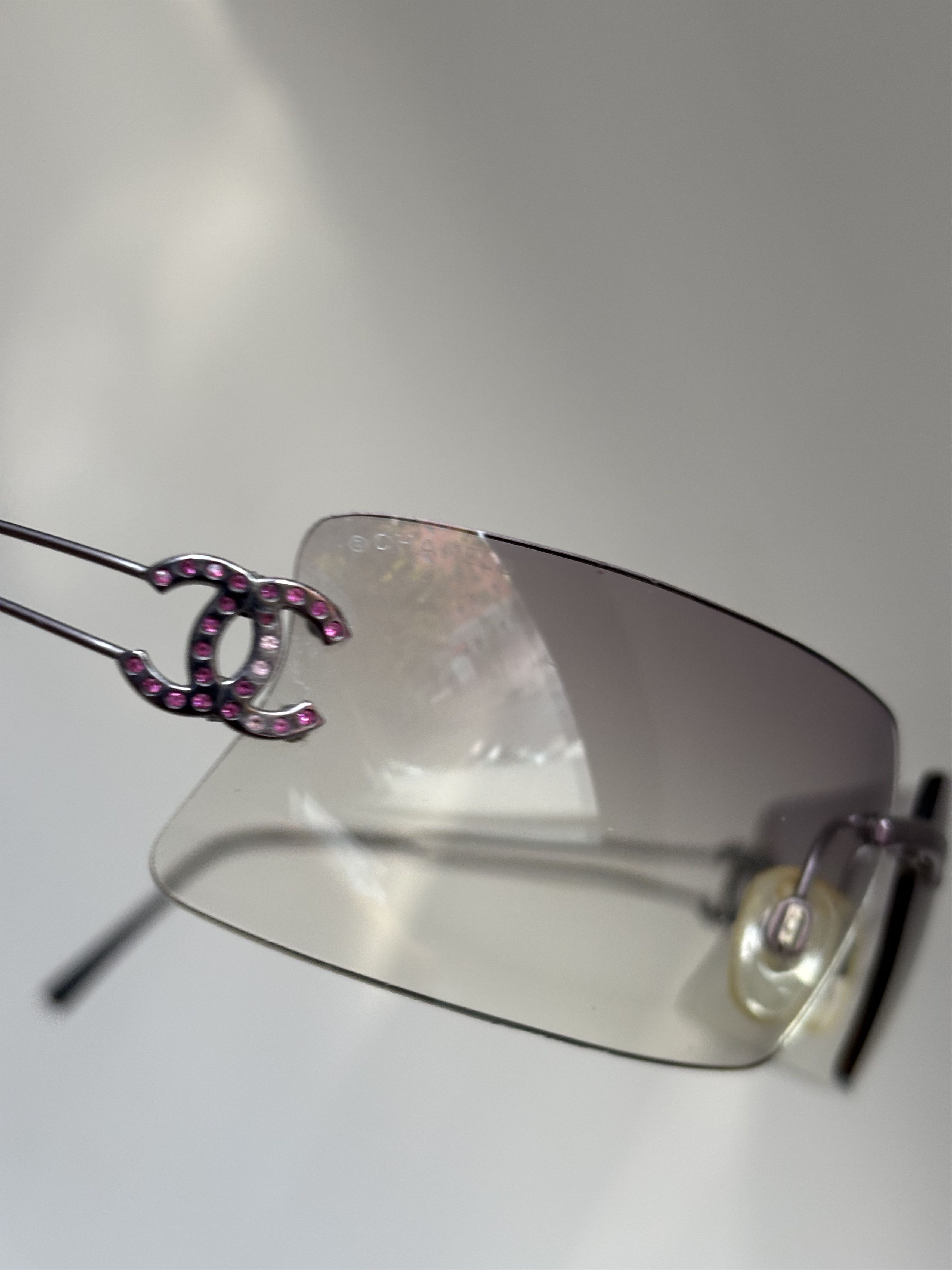 Chanel Chanel Sunglasses 4051-B Rhinestone 4017 Vintage CC Logo Size ONE SIZE - 11 Thumbnail