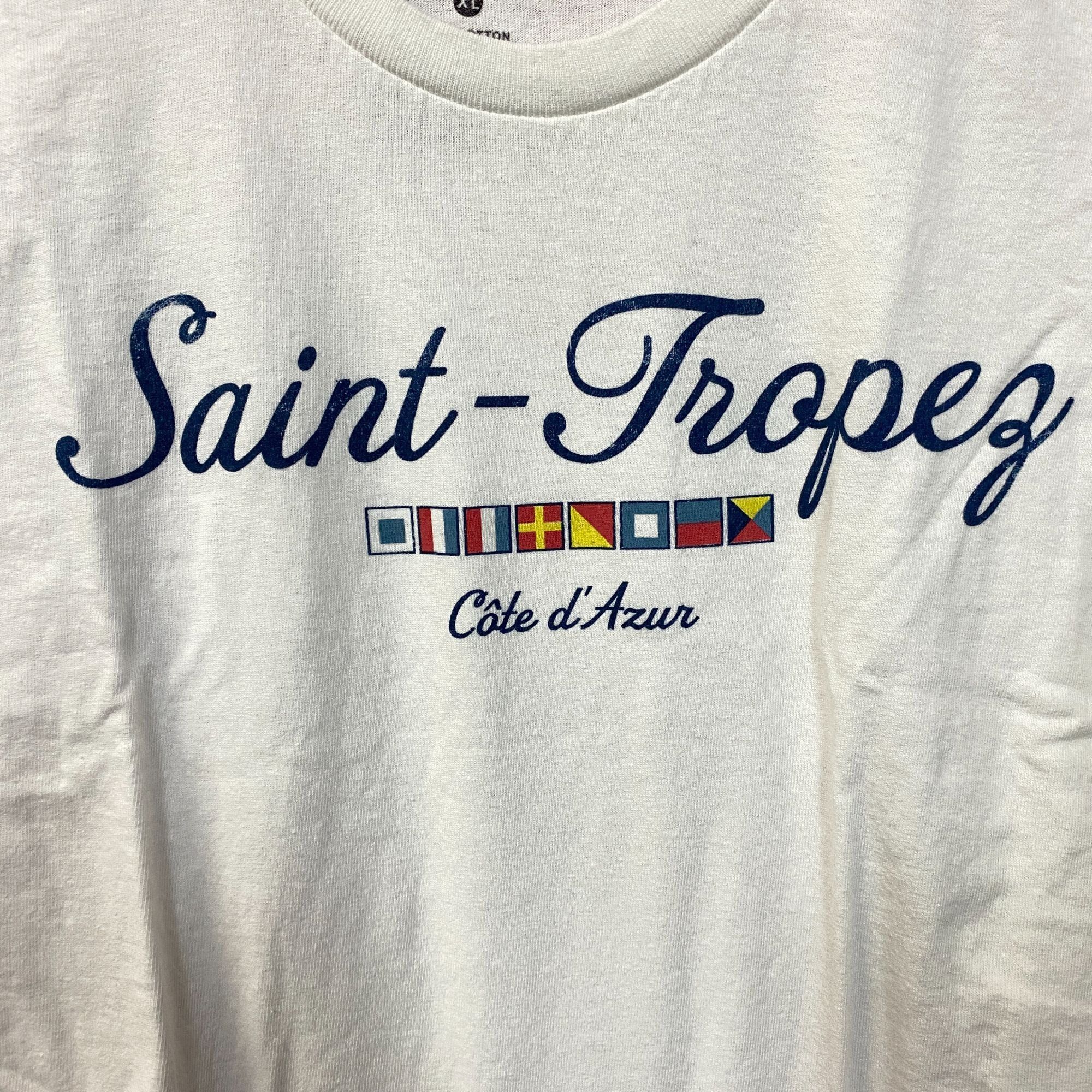 Junk Food Junk Food Clothing Saint-Tropez Côte d'Azur Crop T-Shirt XL Size XL / US 12-14 / IT 48-50 - 2 Thumbnail
