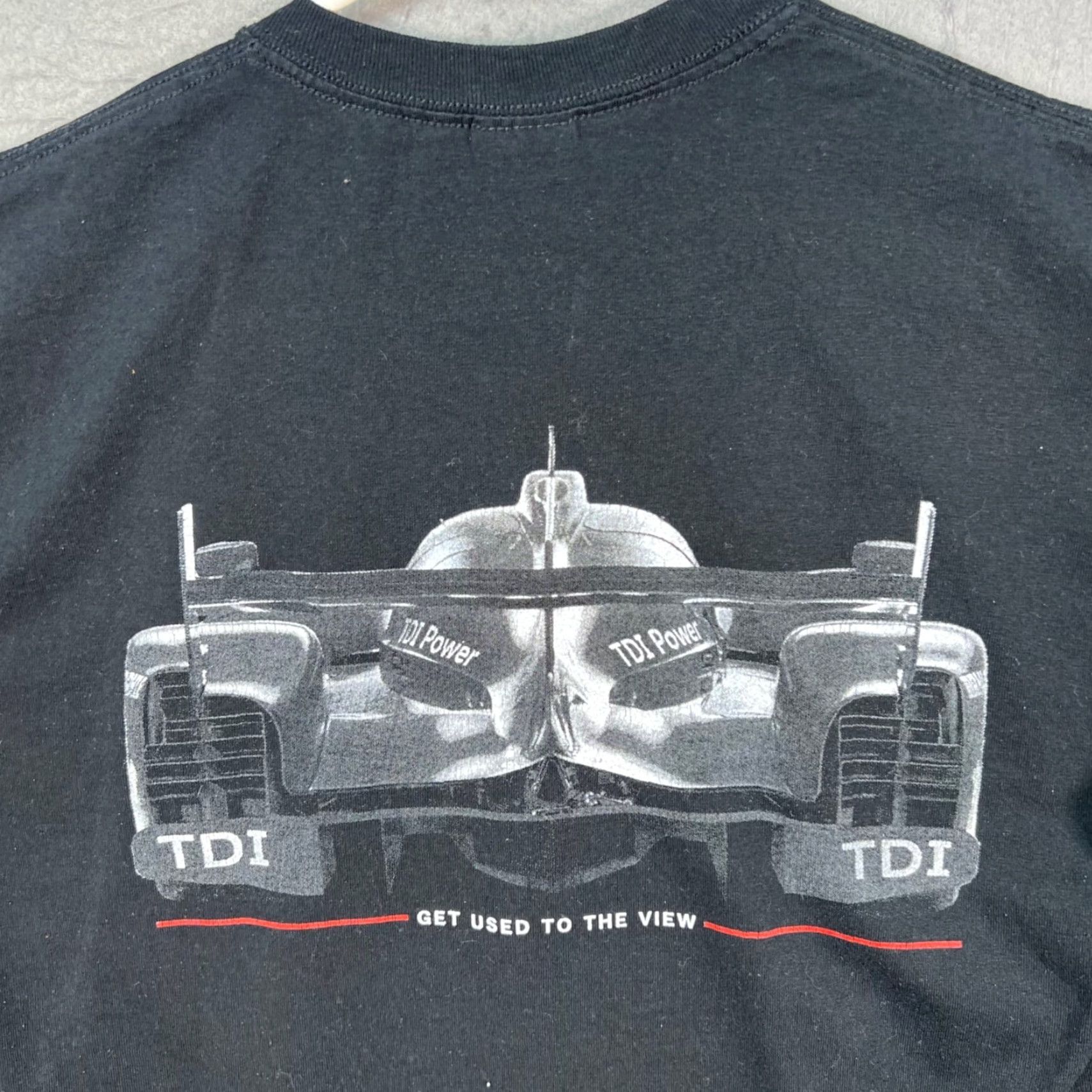 Gildan Audi R18 TDI LMP1 LeMans Race Car T-Shirt Black Mens Size Medium Size US M / EU 48-50 / 2 - 7 Thumbnail