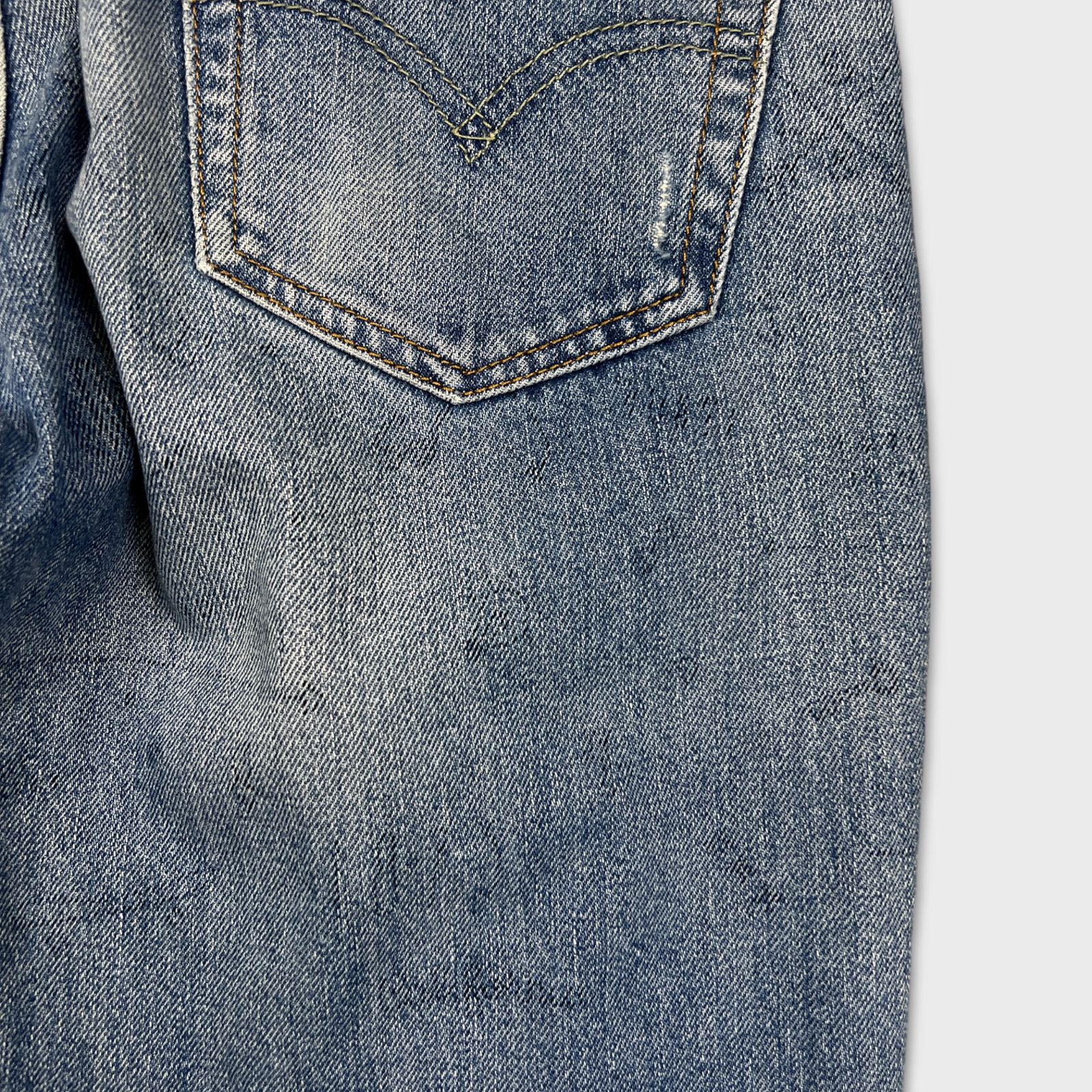 Levi's × Vintage Levi's 511 Jeans 30x31 Slim Fit Distressed Denim Pants Size US 30 / EU 46 - 9 Thumbnail