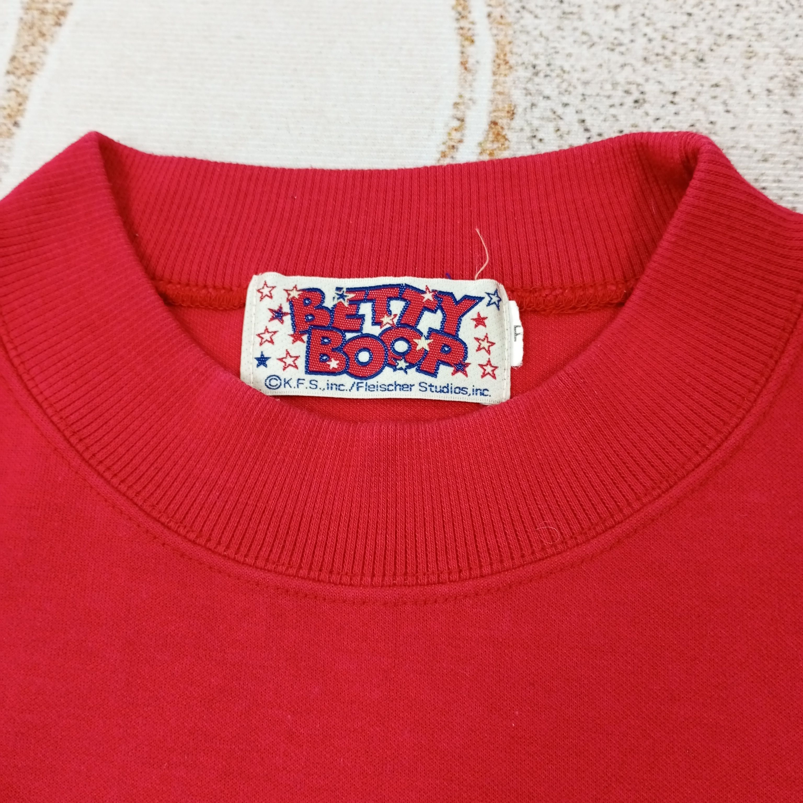 Vintage Vintage Betty Boop Cartoon Sweatshirt c233n16 Size US M / EU 48-50 / 2 - 7 Thumbnail
