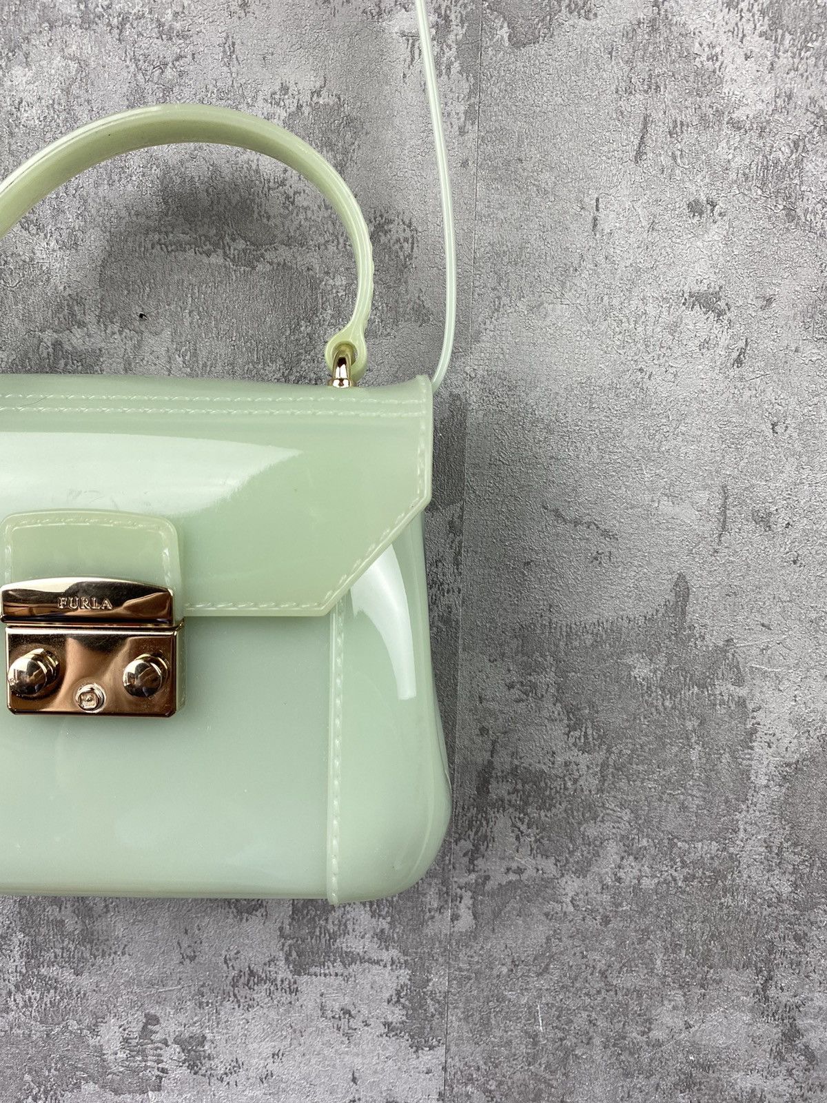 Furla Furla Candy S Bauletto Jelly Rubber Studded Bag Handbag Size ONE SIZE - 2 Thumbnail