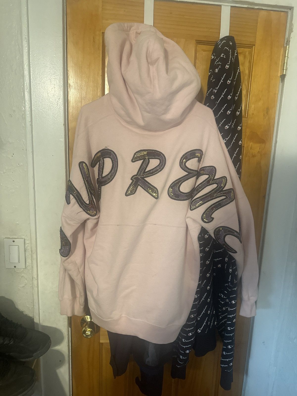 Supreme Supreme Beaded Hooded Sweatshirt Size US L / EU 52-54 / 3 - 3 Thumbnail