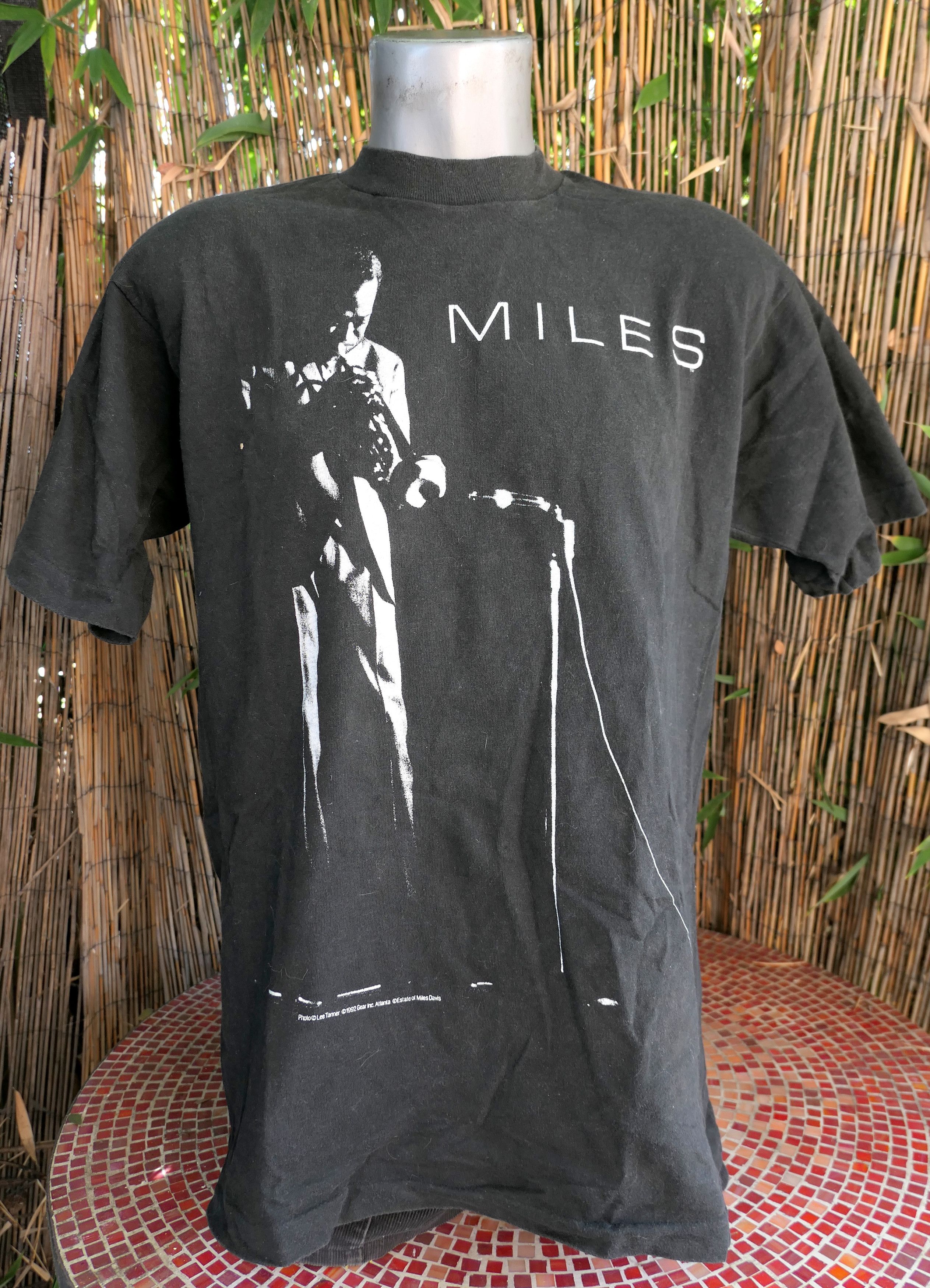 Vintage 90's Vintage 1992 MILES DAVIS T Shirt Large Size US L / EU 52-54 / 3 - 1 Thumbnail