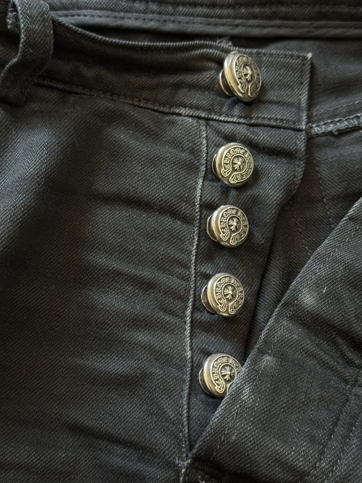 Chrome Hearts Chrome Hearts le fleur jeans sz 31R *altered* Size US 31 - 3 Thumbnail