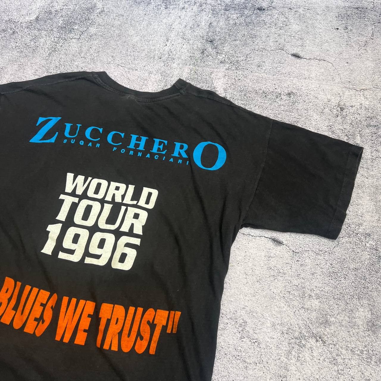 Vintage Vintage 1996 Zucchero Spirito DiVino Tour T-Shirt - XL Size US XL / EU 56 / 4 - 7 Thumbnail