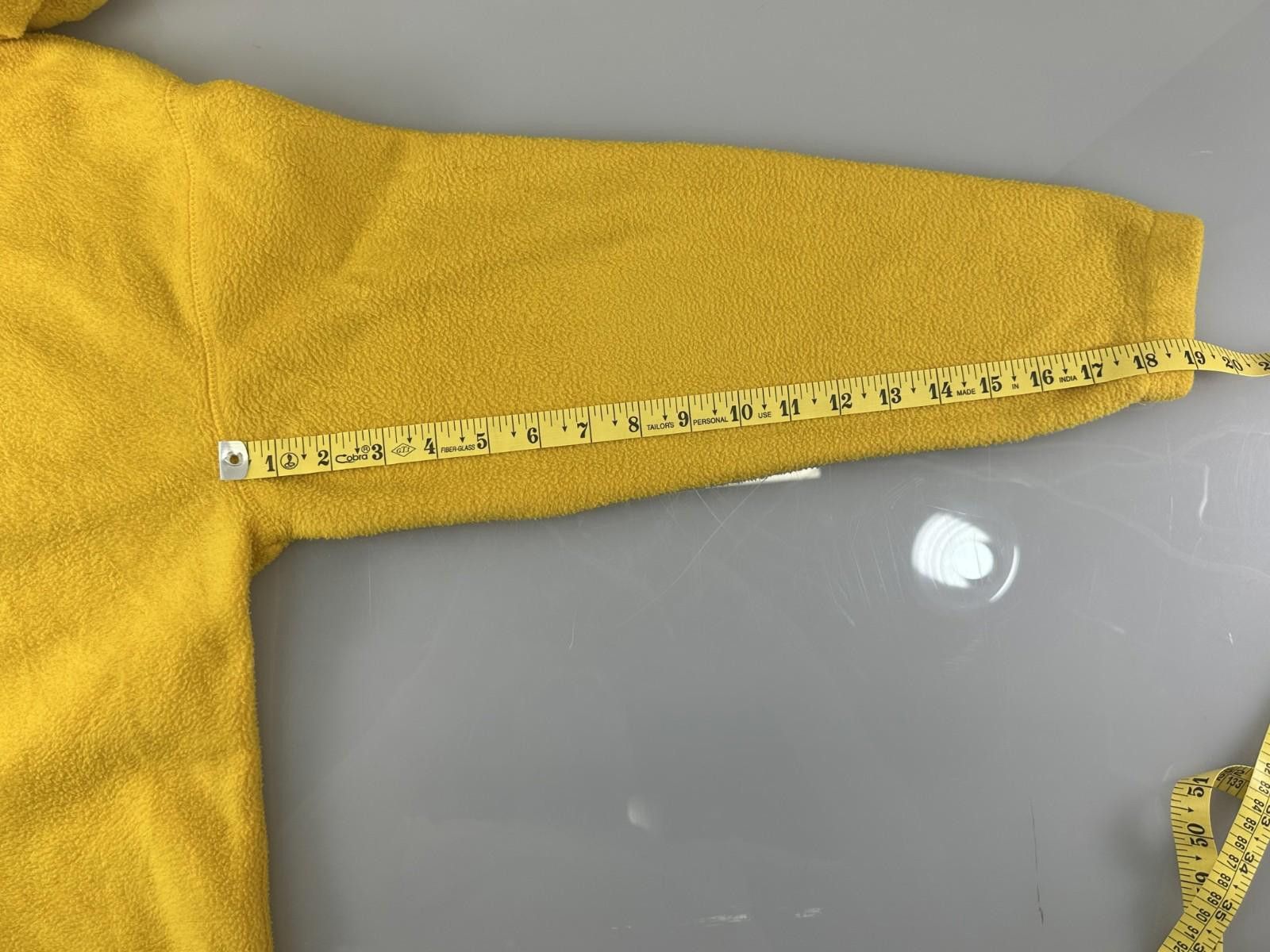 Disney Disney Calif. Adventure XS Embroidered Yellow Fleece Hoodie Size ONE SIZE - 8 Thumbnail