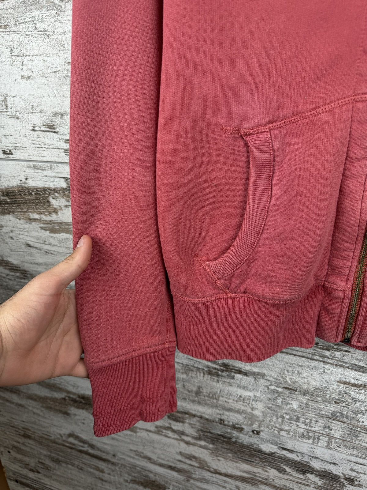 Polo Ralph Lauren Mens Vintage Polo Ralph Lauren zip hoodie pink rare rugby Size US S / EU 44-46 / 1 - 6 Thumbnail