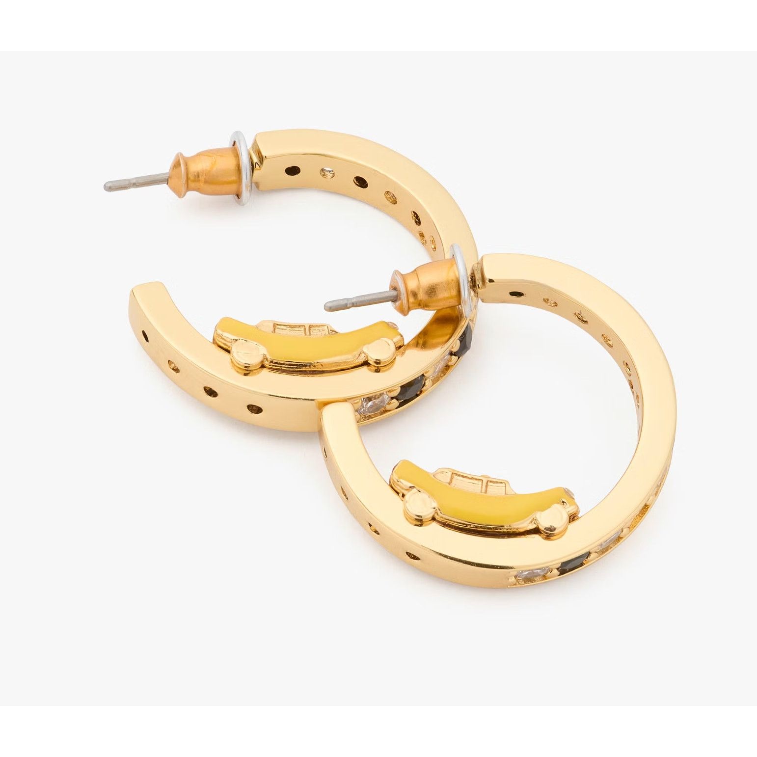 Kate Spade Kate Spade Hit The City Taxi Hoops Earrings Size ONE SIZE - 5 Thumbnail