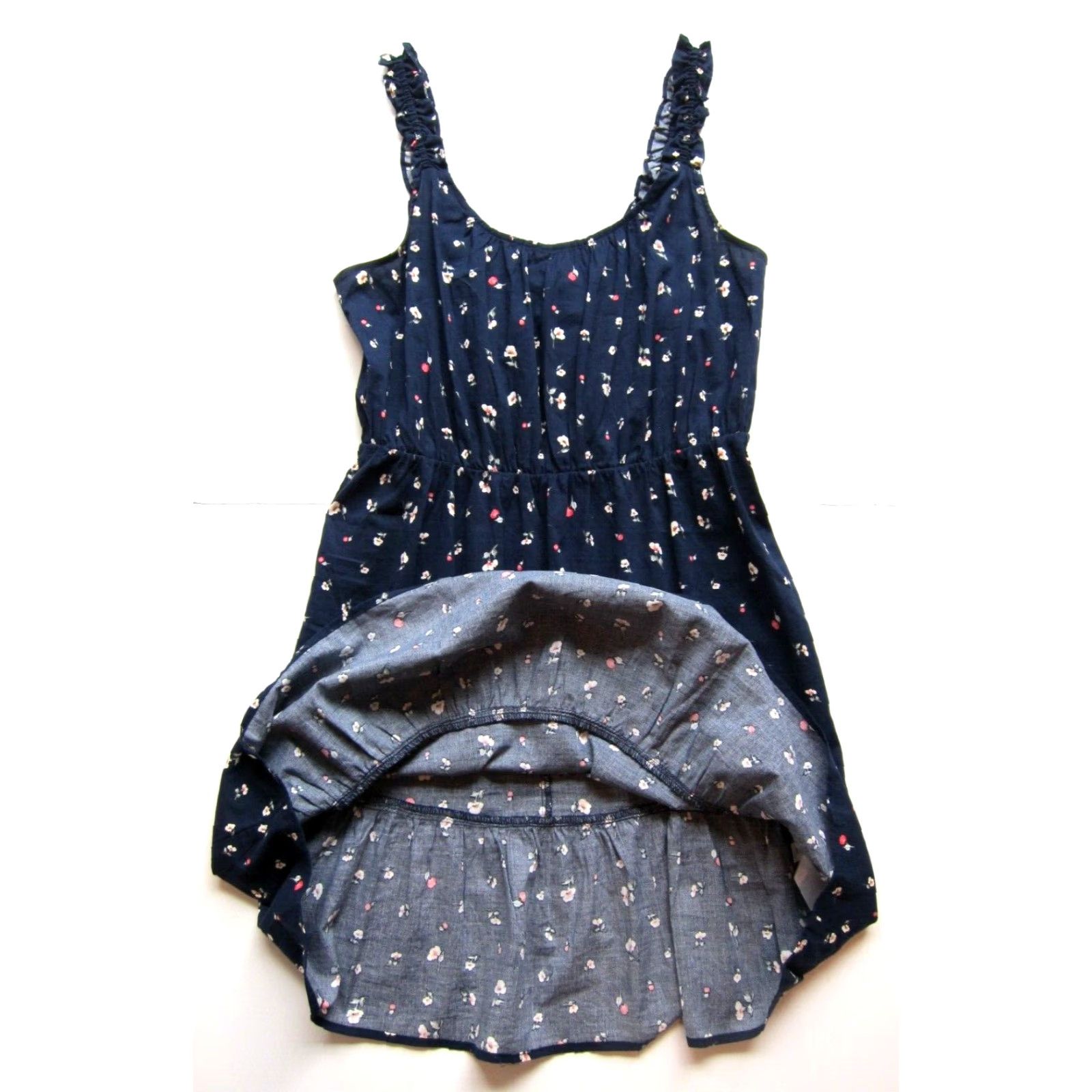 Banana Republic Banana Republic 100% Rayon Blue Pink White Floral Sheath Tank Dress Small Size S / US 4 / IT 40 - 5 Thumbnail