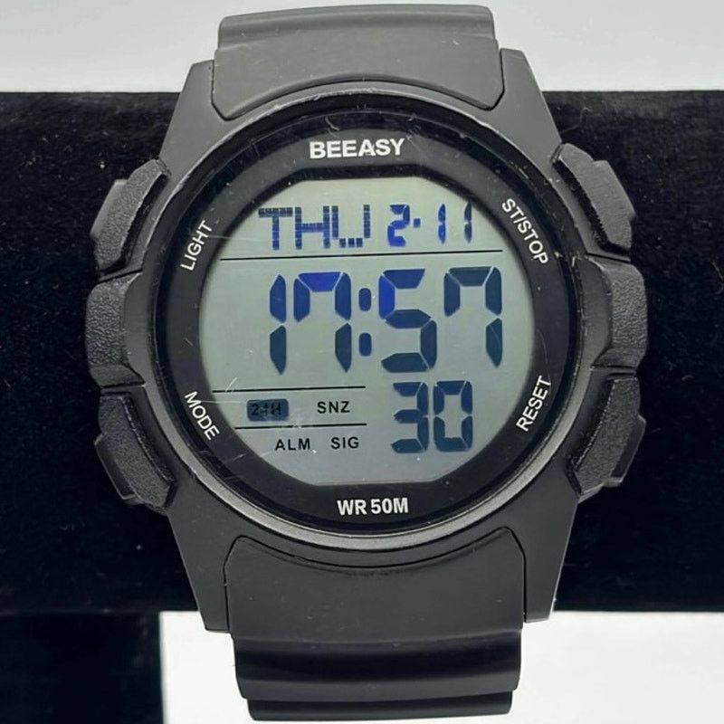 Other Black Beeasy Digital Men’s Watch Size ONE SIZE - 2 Thumbnail