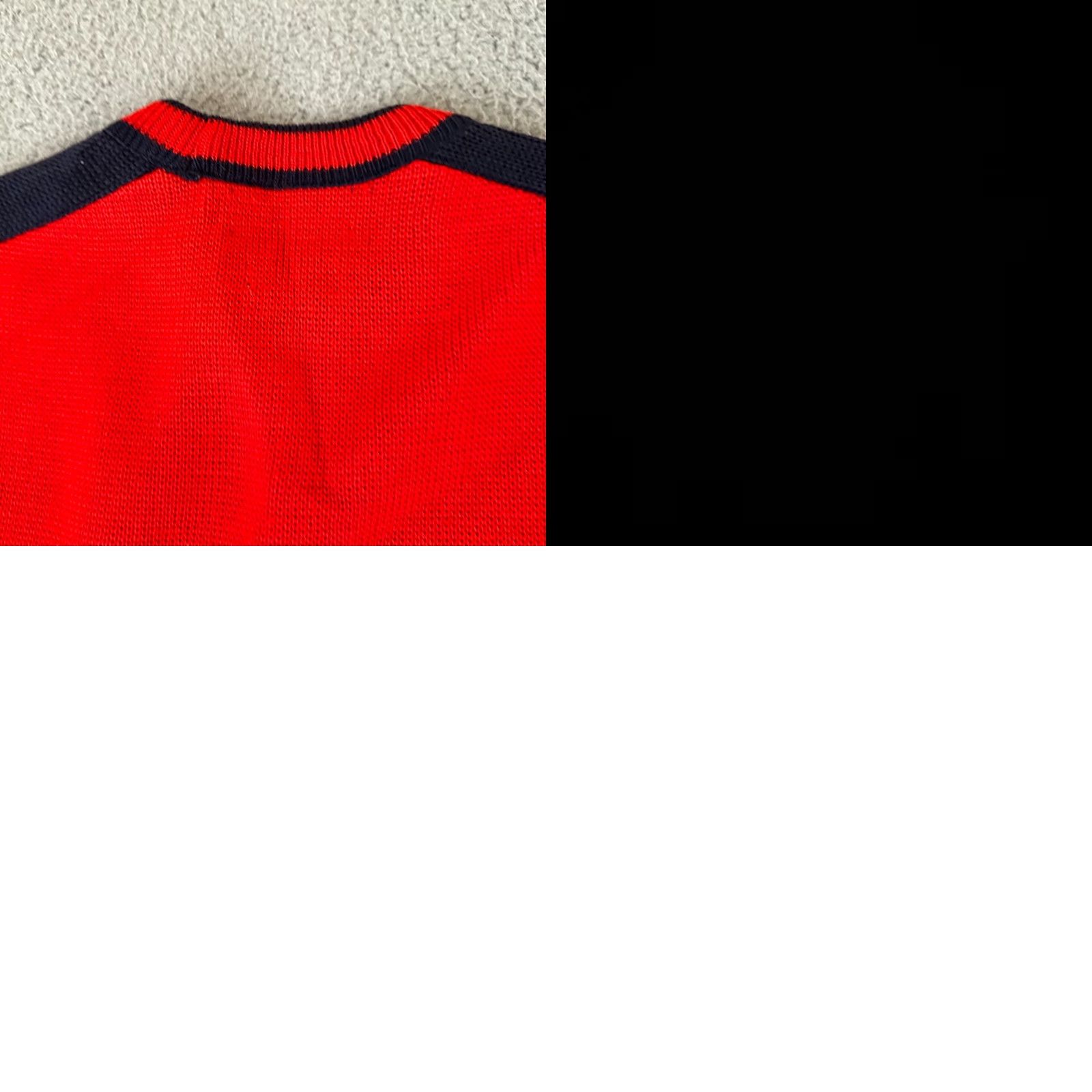 Sears VINTAGE Sears Sweater Mens XL Red Wool Knit Crew Neck Pullover Golf Athletic 100% Size US XL / EU 56 / 4 - 9 Thumbnail