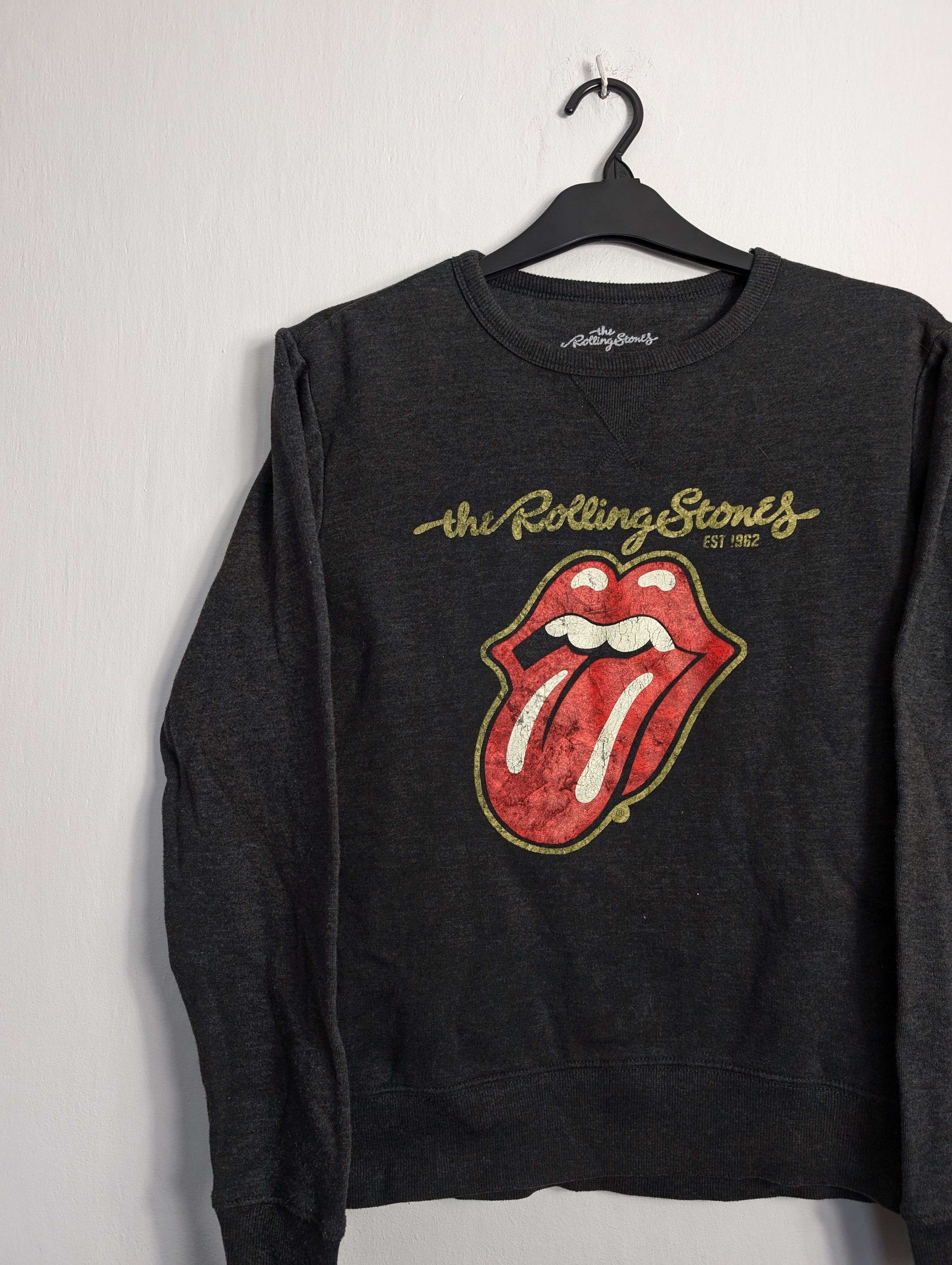 Band Tees × The Rolling Stones The Rolling Stones Tongue Logo Sweatshirt Rock Band Crewneck Size US S / EU 44-46 / 1 - 2 Thumbnail