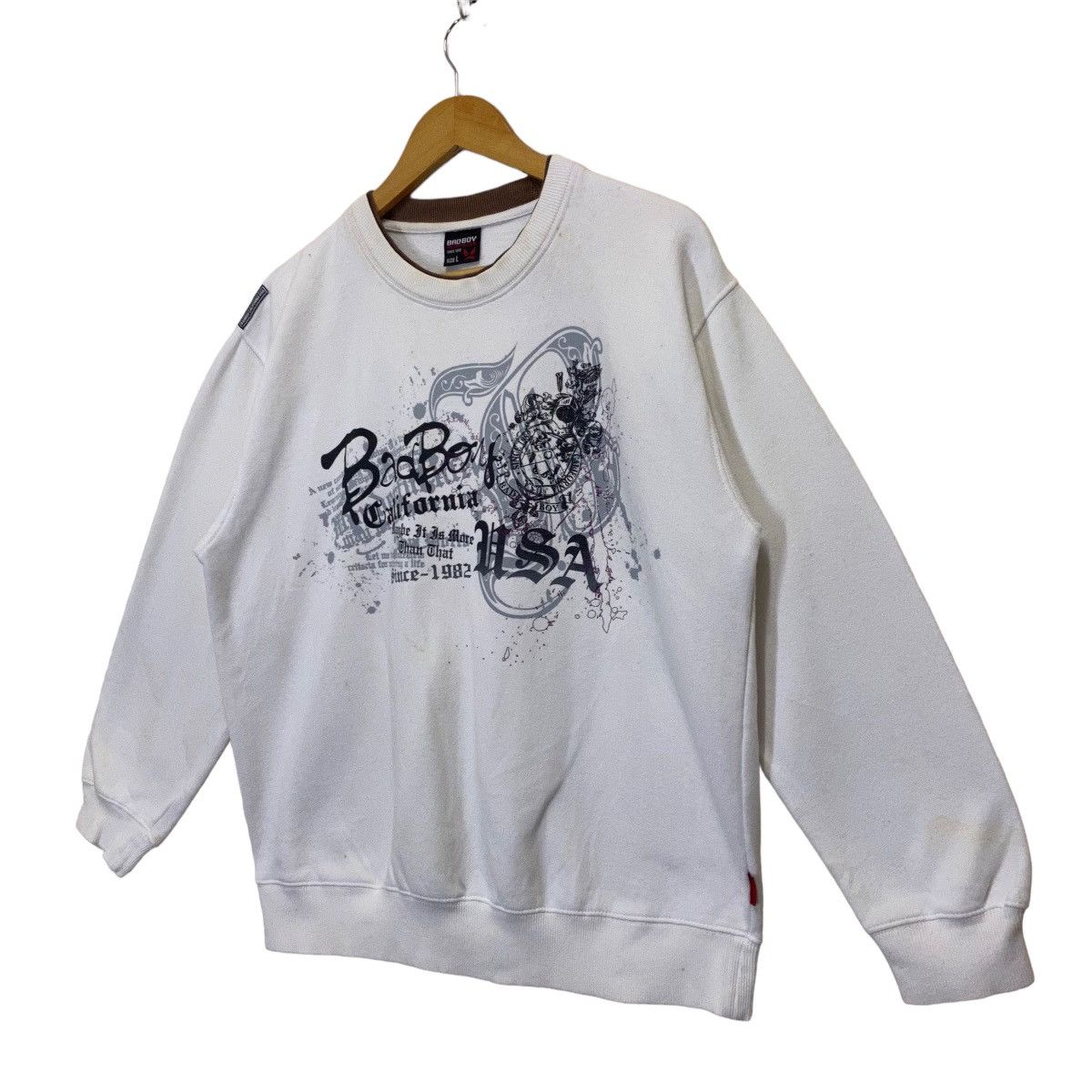 Japanese Brand × Vintage × Welcome Skateboards RARE!! Vintage Badboy Big Logo Crewneck Sweatshirt Size M Size US M / EU 48-50 / 2 - 3 Thumbnail