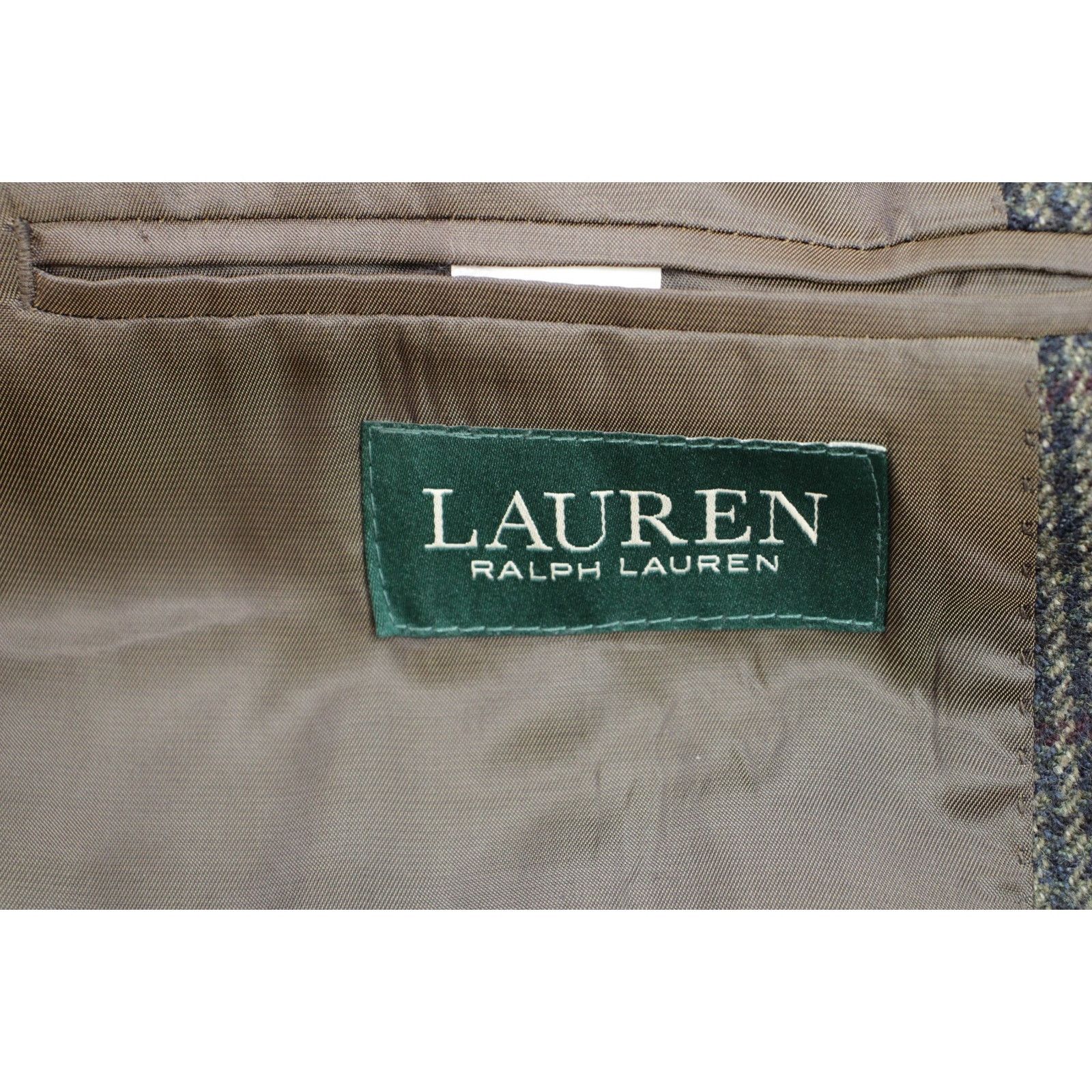 Lauren Ralph Lauren Lauren Ralph Lauren Blazer Mens 44R 100% Wool Houndstooth Size 44R - 6 Thumbnail