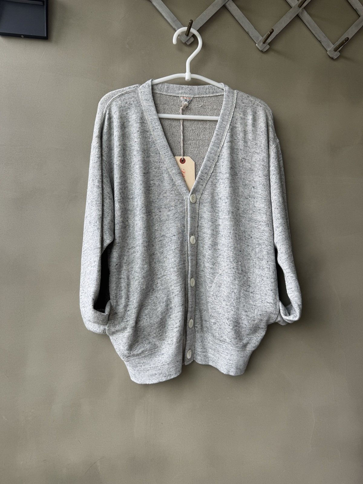 FilMelange FilMelange Japan Mens Grey Melange Sweater Cardigan M Size US M / EU 48-50 / 2 - 4 Thumbnail