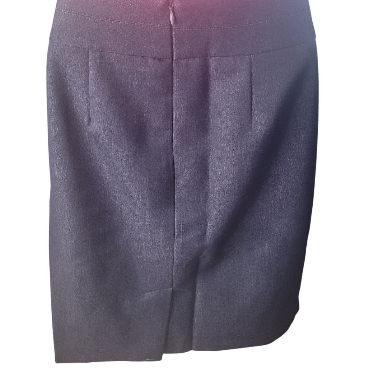 George George Black Shimmery Pencil Skirt Lined Excellent Sz 6 Size 28" / US 6 / IT 42 - 5 Thumbnail