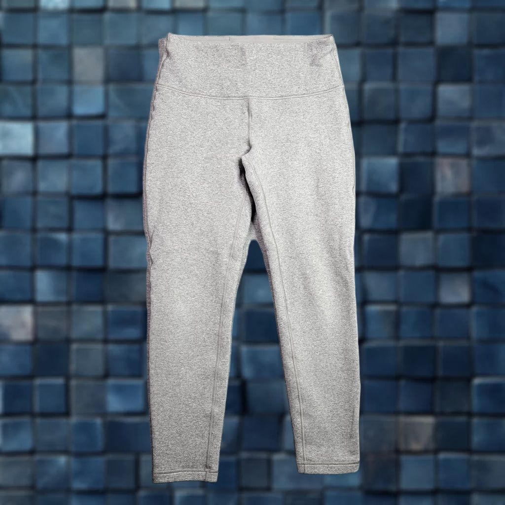 Lululemon Lululemon Women’s Wunder Lounge Pant Regular Skinny Pull On Activewear Pants 8 Gray Heathered/W5coks - Womens Budgets and Measurements Not Required Size 30" / US 8 / IT 44 - 1 Thumbnail