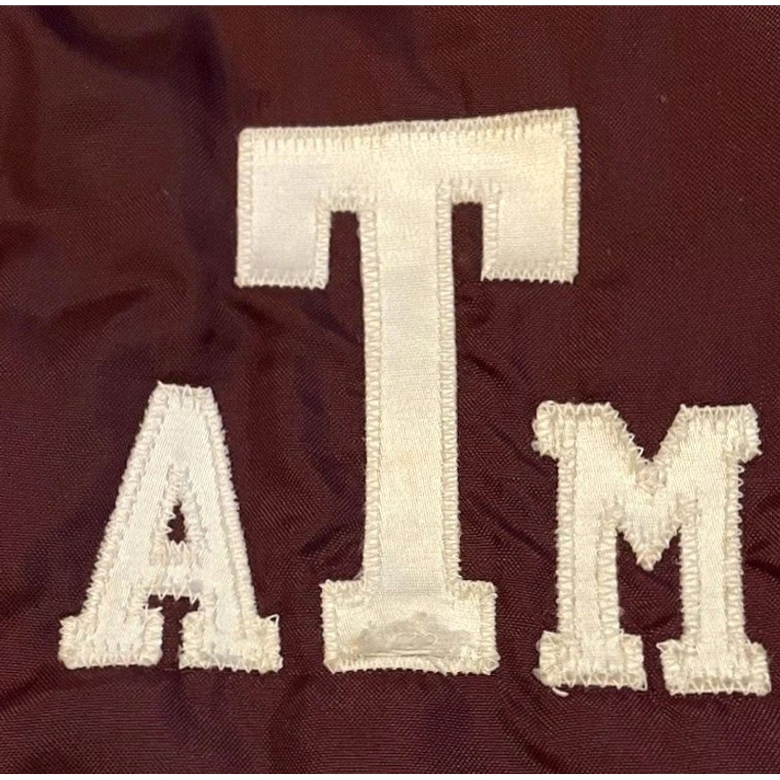 Vintage VINTAGE Texas A&M University Jacket Men M Red 70s 80s Aggies College Track Grunge Football USA Jacket Size US M / EU 48-50 / 2 - 2 Thumbnail