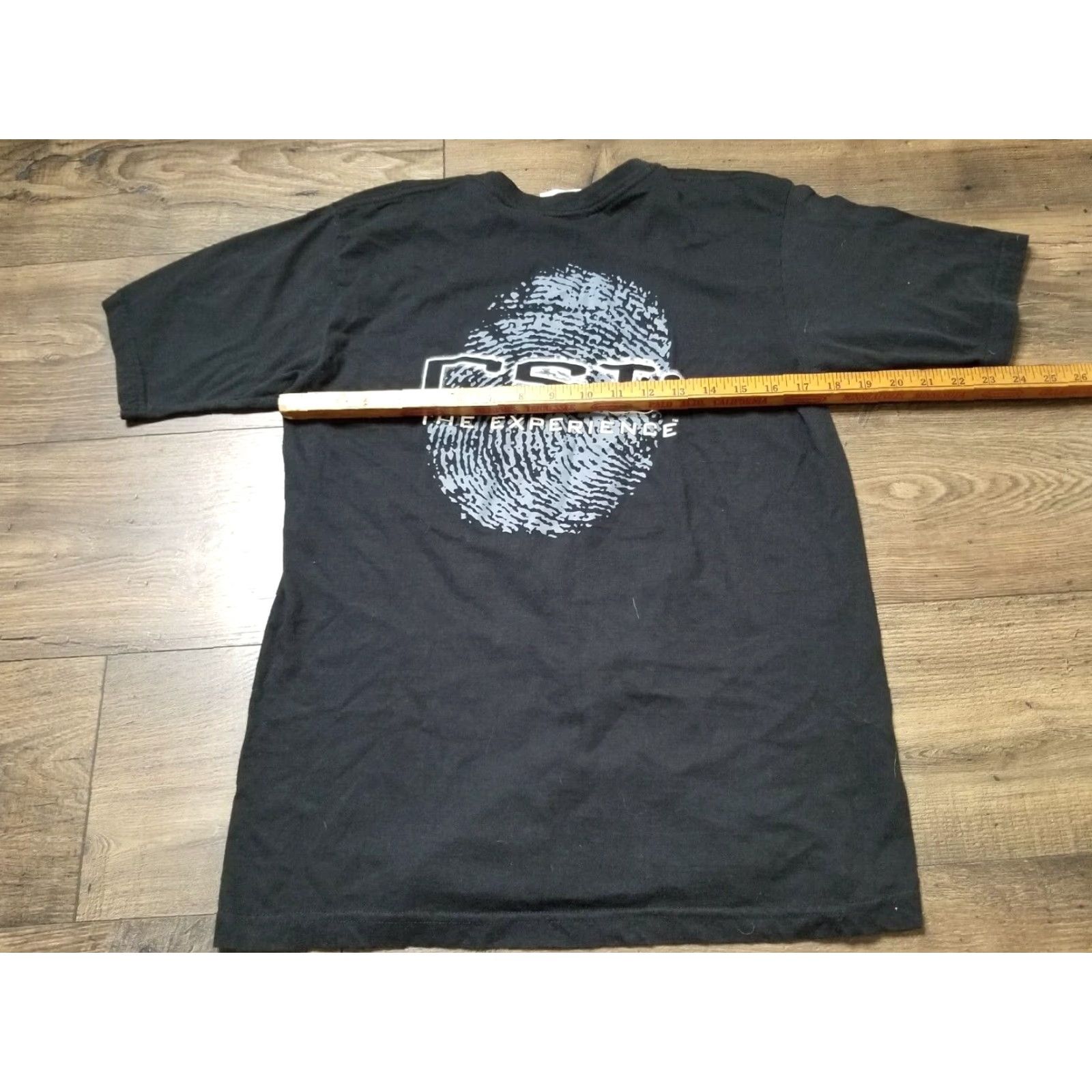 Doublet Ximon & Ximon Mens S Black Graphic Tee CSI The Experience Double-Sided Crew Neck Short Sleeve Size US S / EU 44-46 / 1 - 3 Thumbnail