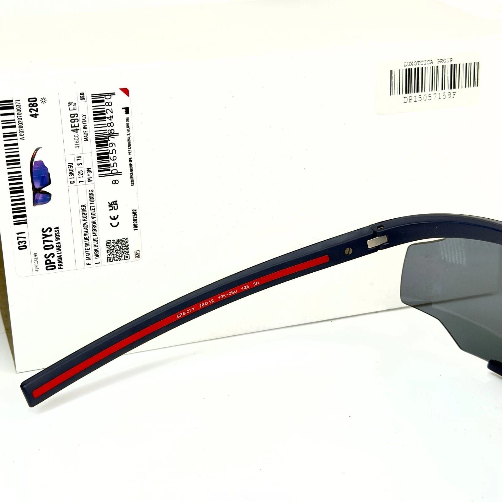 Prada PRADA PS07YS LINEA ROSSA ACTIVE 07Y Black Sport Sunglass Size ONE SIZE - 2 Thumbnail