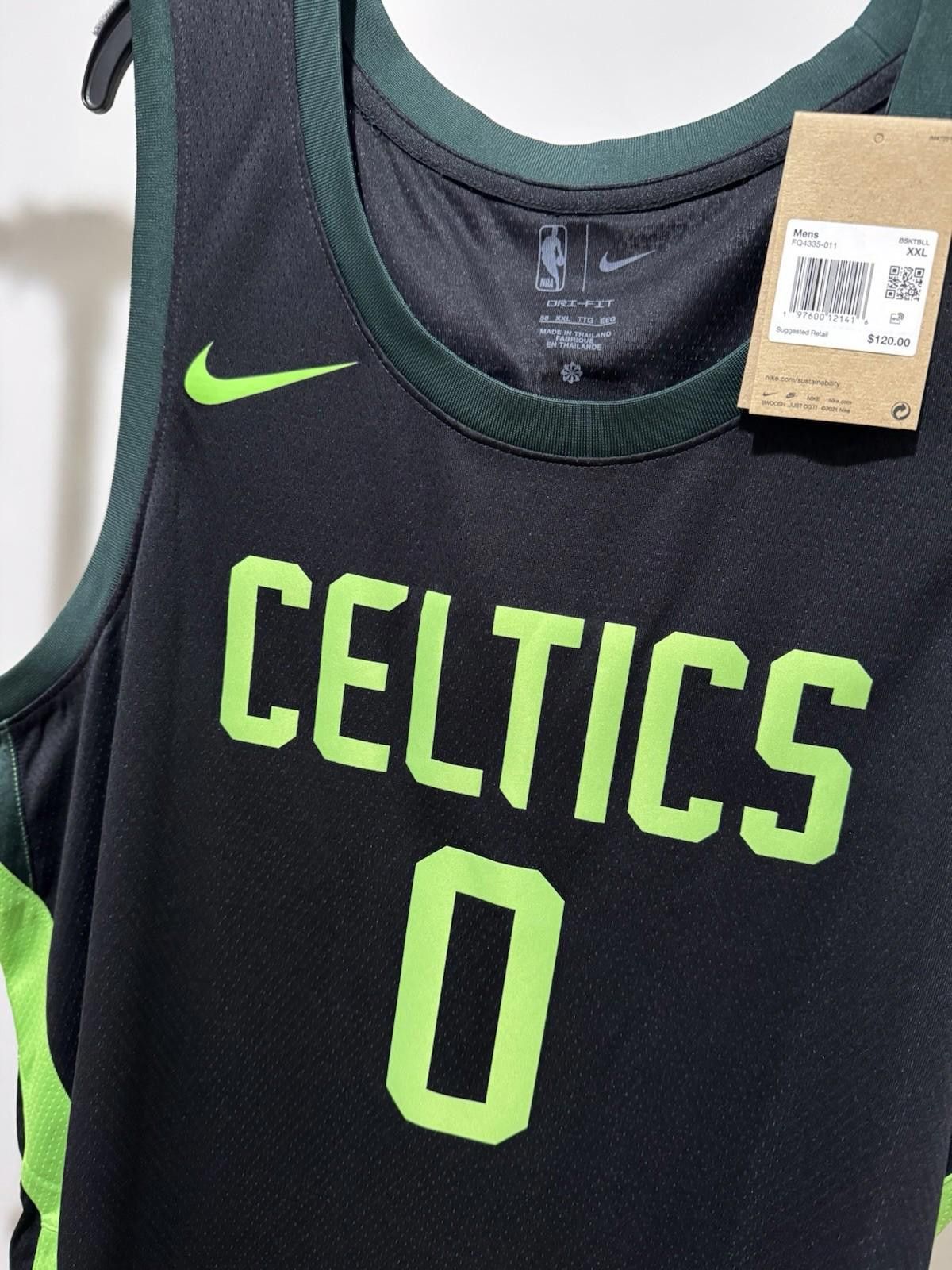 Nike Jayson Tatum NBA Boston Celtics 2024 Nike City Jersey Men Size ONE SIZE - 3 Thumbnail