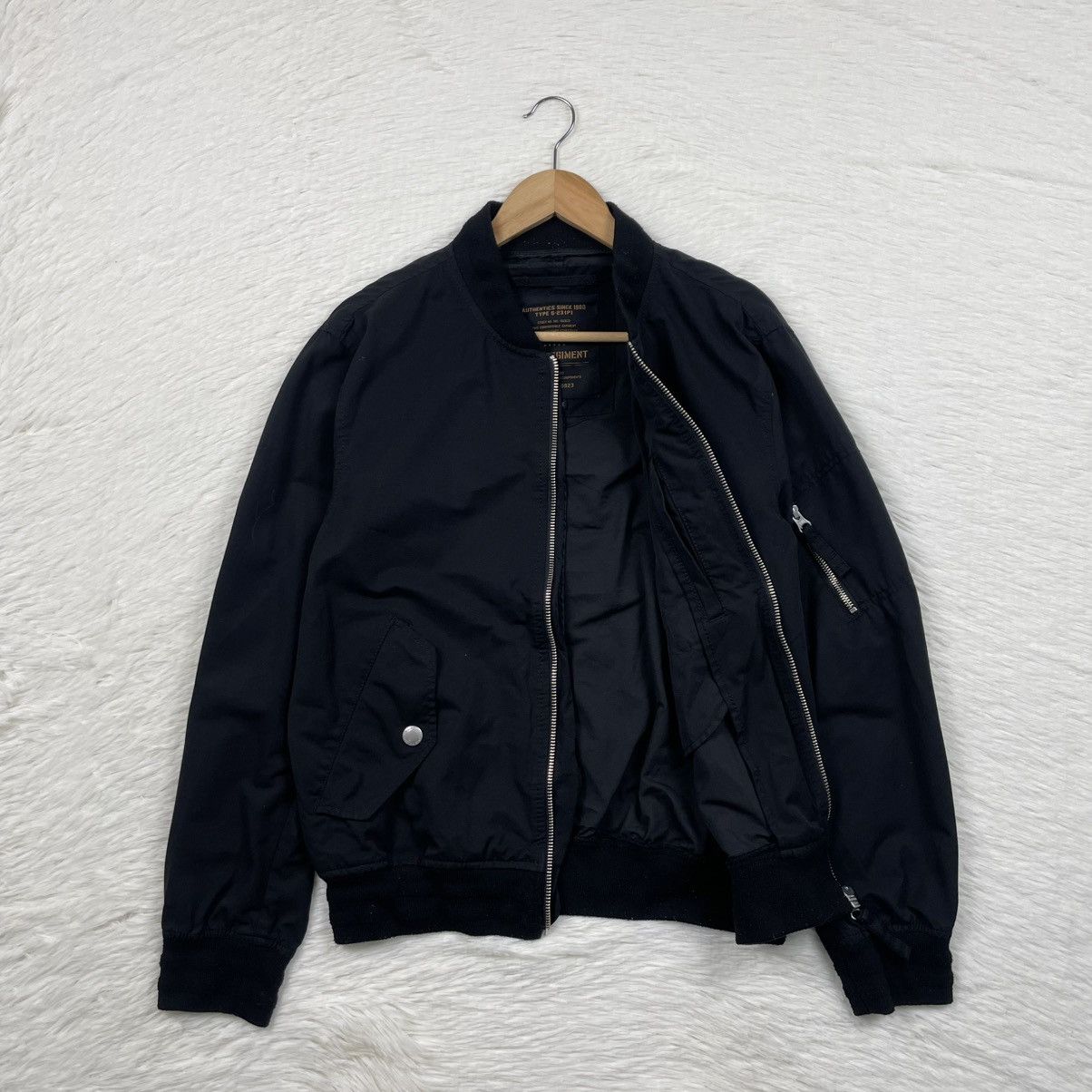 Japanese Brand Spao Regiment Bomber Jacket Size US XL / EU 56 / 4 - 2 Thumbnail