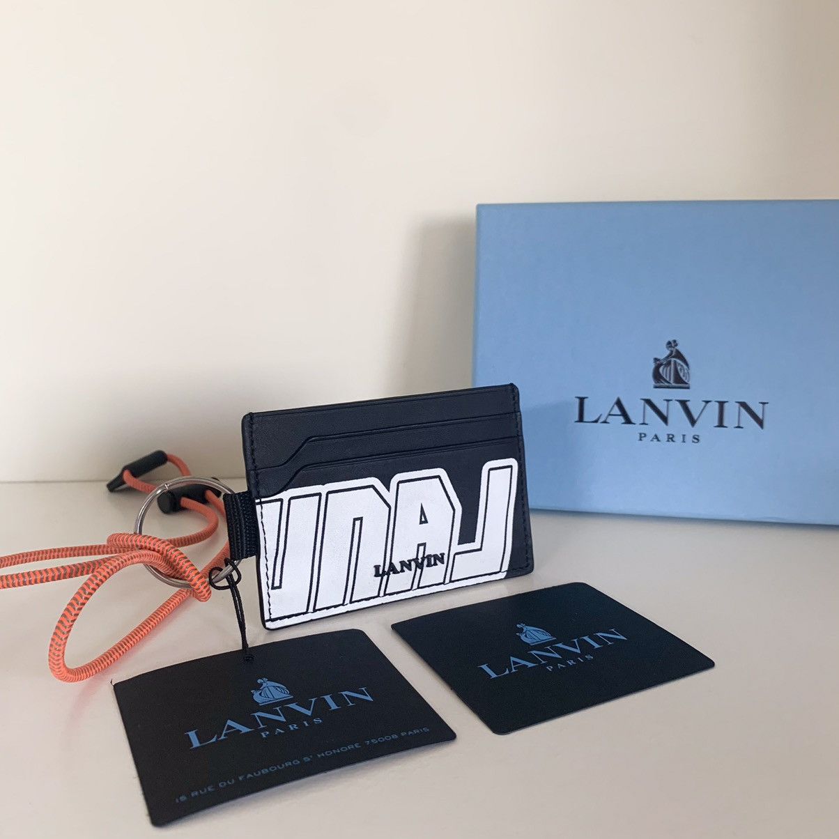 Lanvin Lanvin leather card wallet lanyard Size ONE SIZE - 16 Thumbnail
