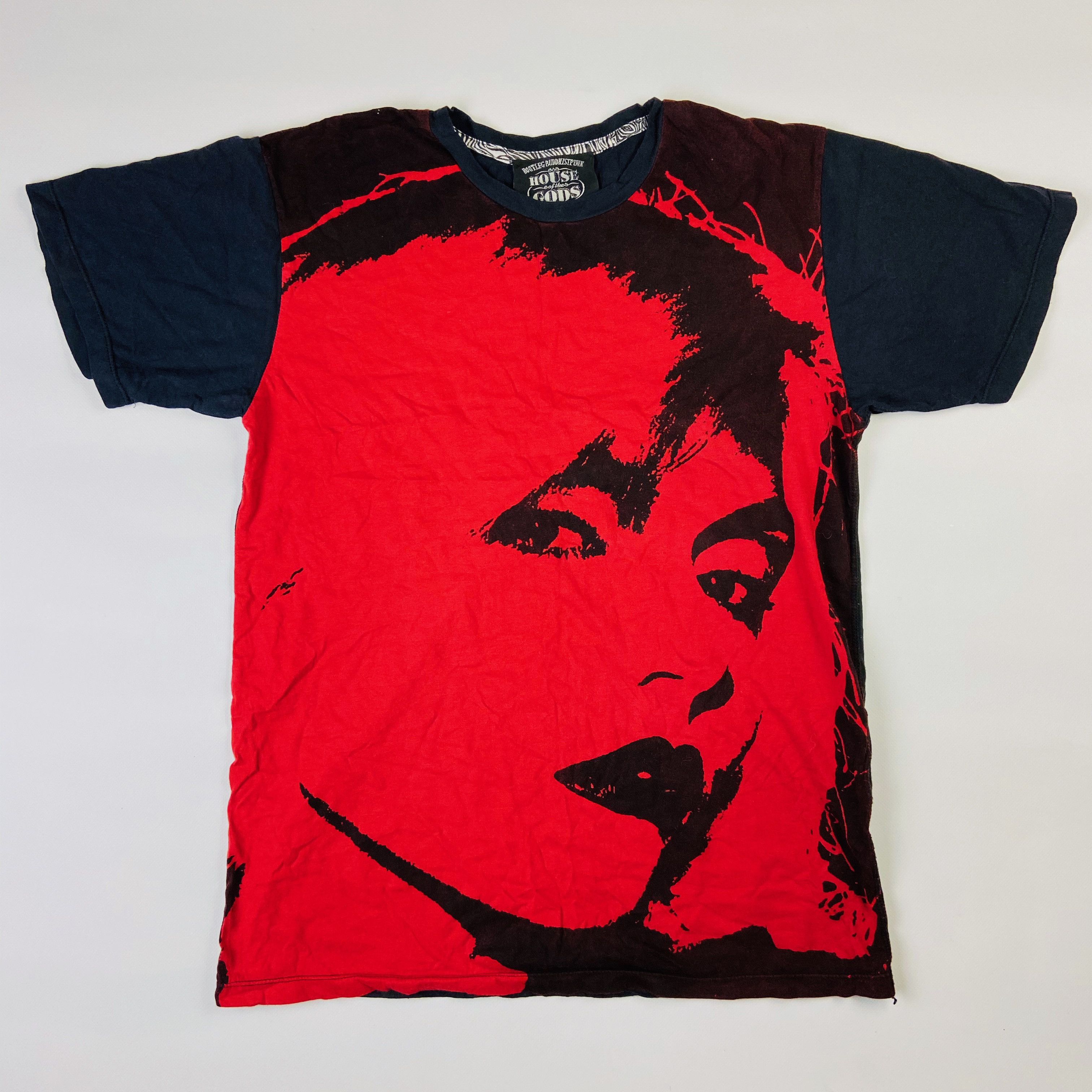 Vintage 2000s AVANTGARDE OVERPRINTED RARE VINTAGE PUNK TEE - № 558 Size US L / EU 52-54 / 3 - 2 Thumbnail