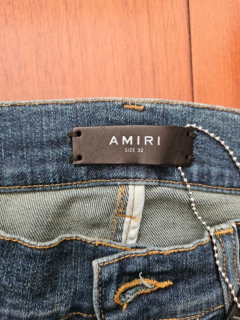 Amiri Amiri star patched art denim jeans Size US 32 / EU 48 - 4 Thumbnail