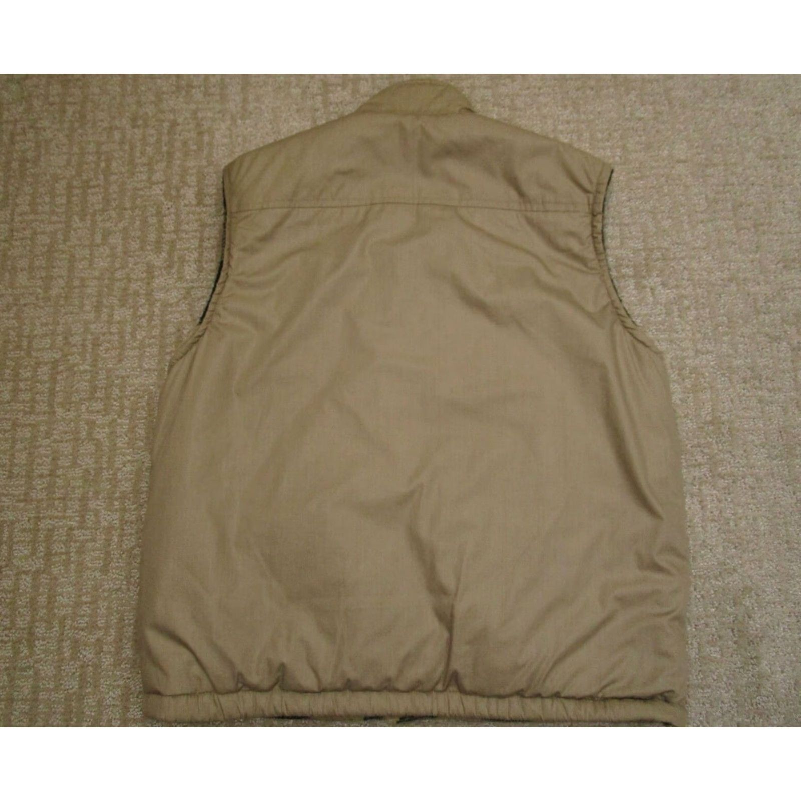 Vintage VINTAGE Woodland Hunting Vest Men M Brown Reversible 80s Outdoor Pockets Insulated Lined Zip/Belted Style: Biker Size US M / EU 48-50 / 2 - 3 Thumbnail