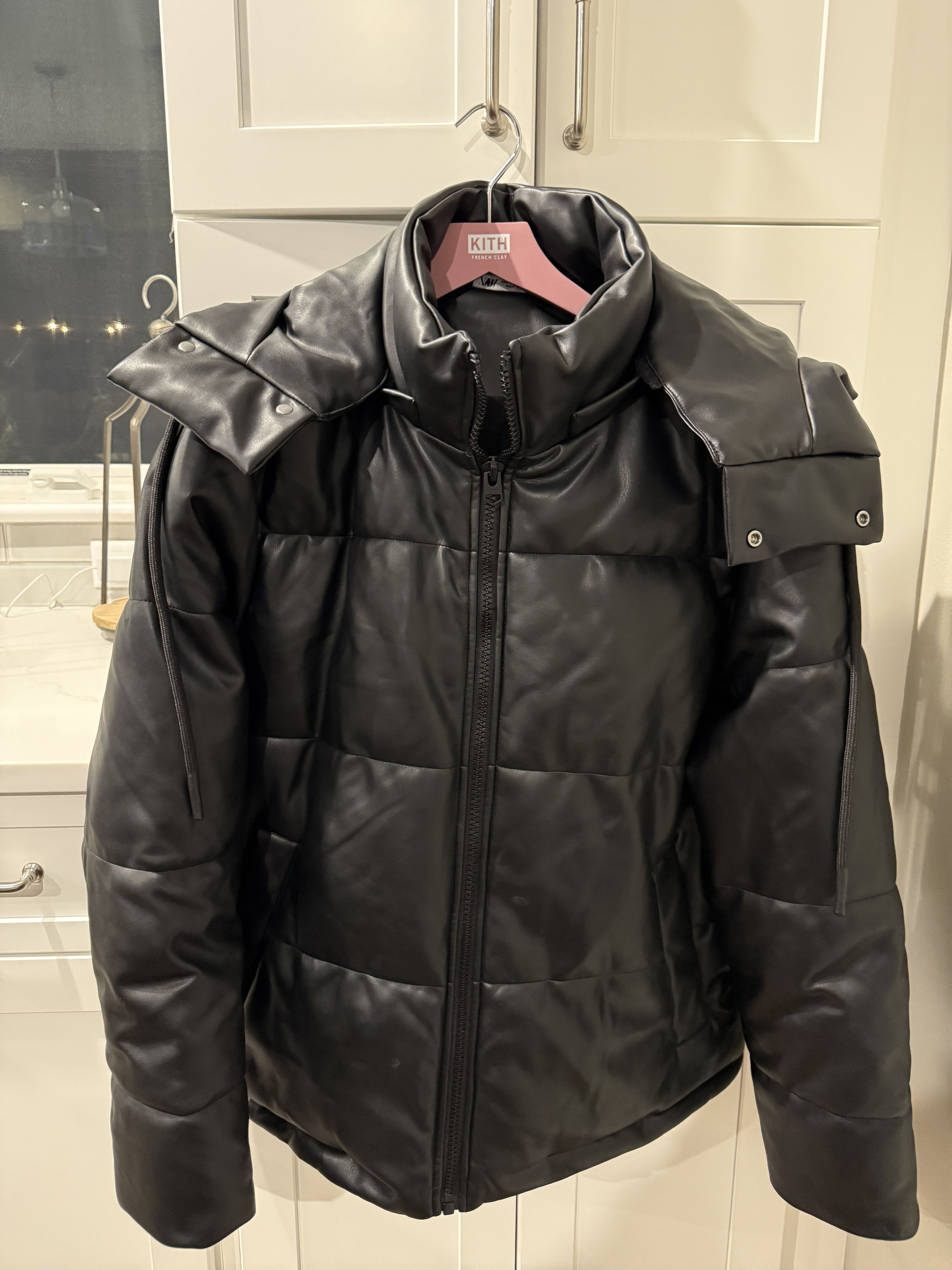 Zara Faux Leather Puffer Jacket Size US XL / EU 56 / 4 - 2 Thumbnail