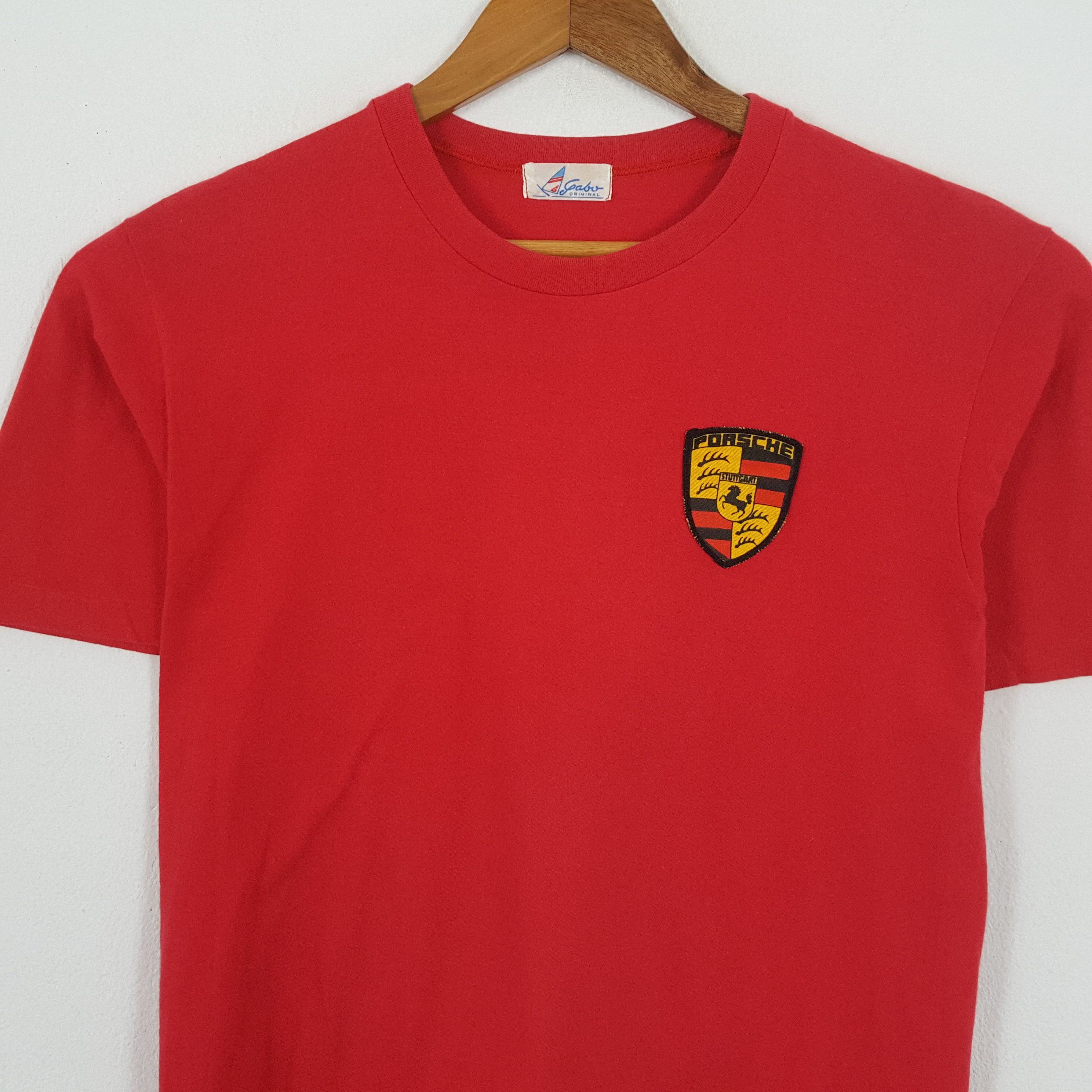 Vintage PORSCHE RACING Team Crew T-Shirts Short Sleeve T Shirts