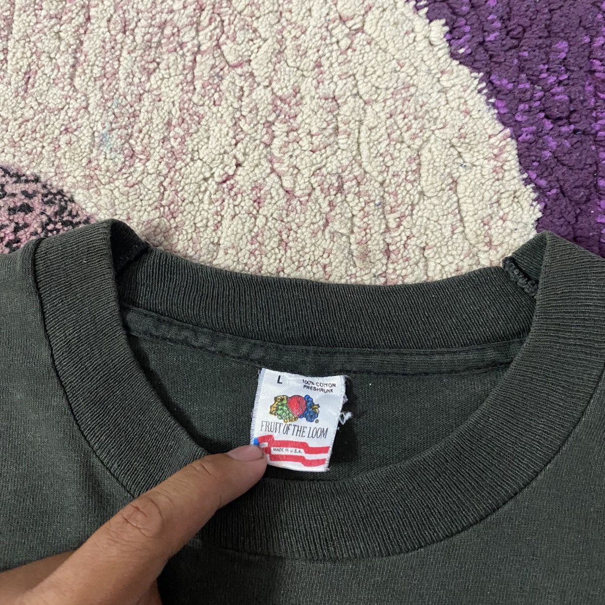 Fruit Of The Loom × Vintage Vintage 90’s Cookworks Drink Your Java Promo Art Tshirt Size US L / EU 52-54 / 3 - 3 Thumbnail