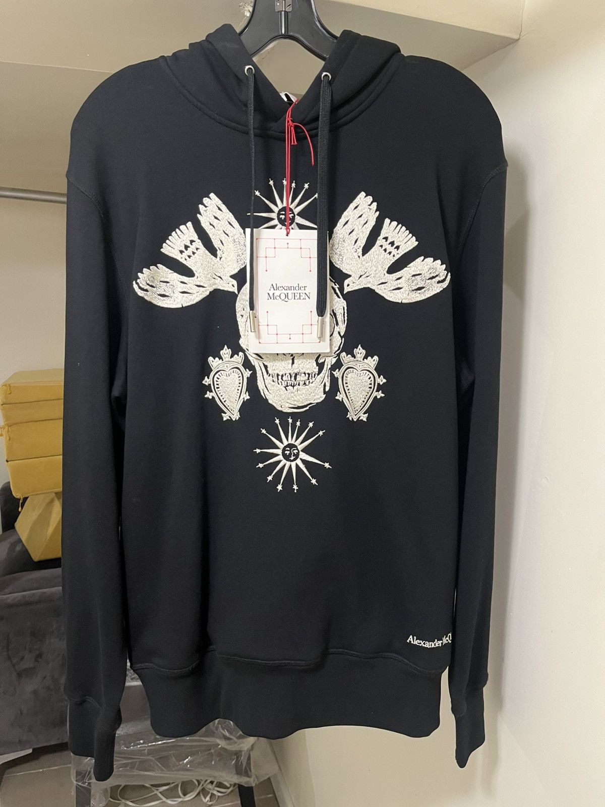 Alexander McQueen Folklore Embroidered Hoodie Sz XL Size US XL / EU 56 / 4 - 7 Thumbnail