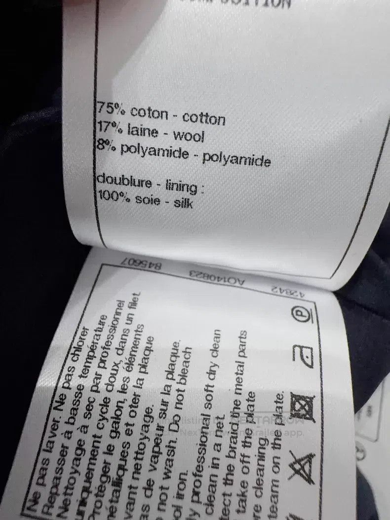 Chanel Chanel Blue trousers Size 42" / US 20 - 7 Thumbnail