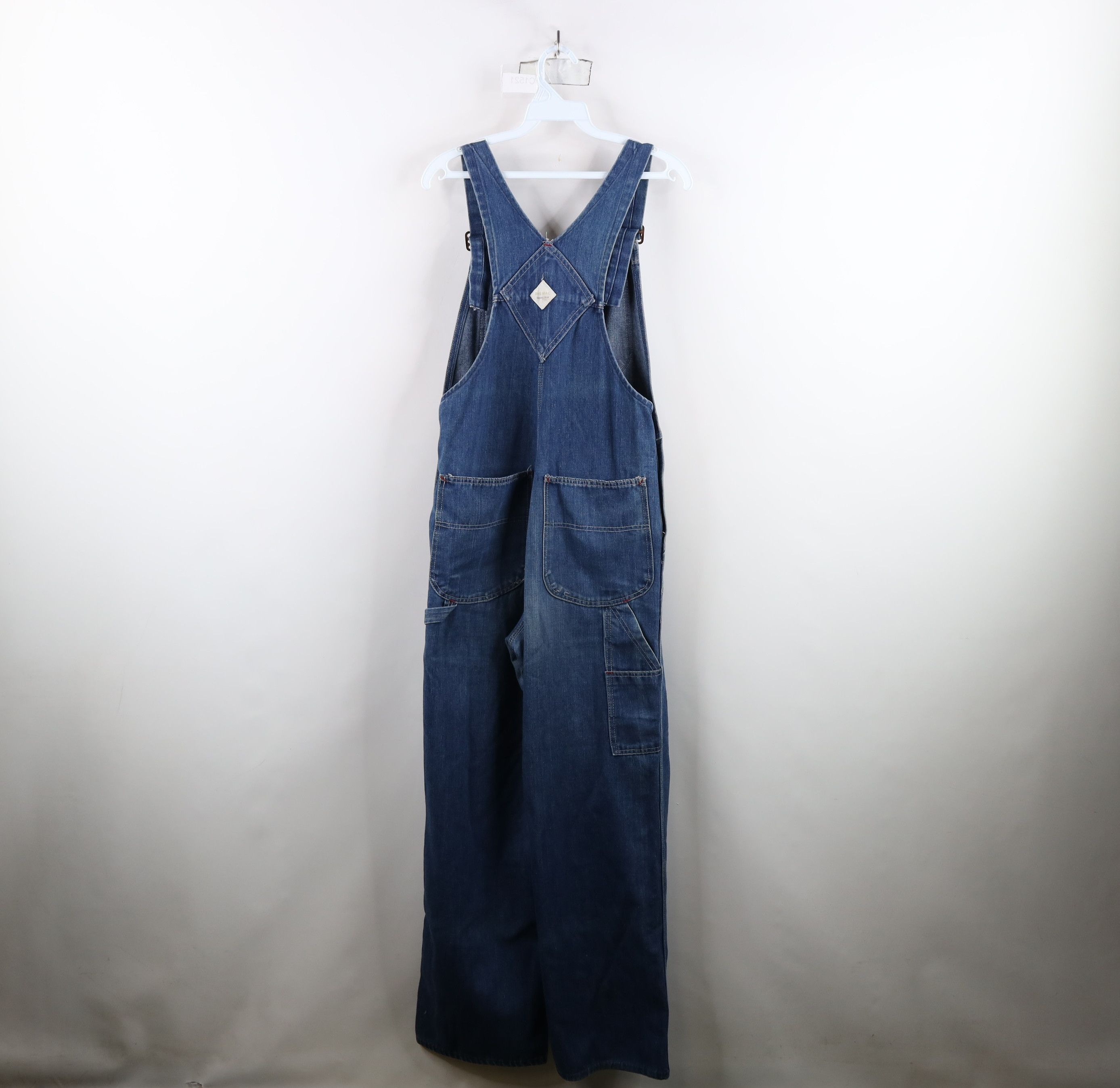 Big Mac × Vintage Vintage 60s Big Mac Distressed Square Bak Overalls Size US 30 / EU 46 - 23 Thumbnail
