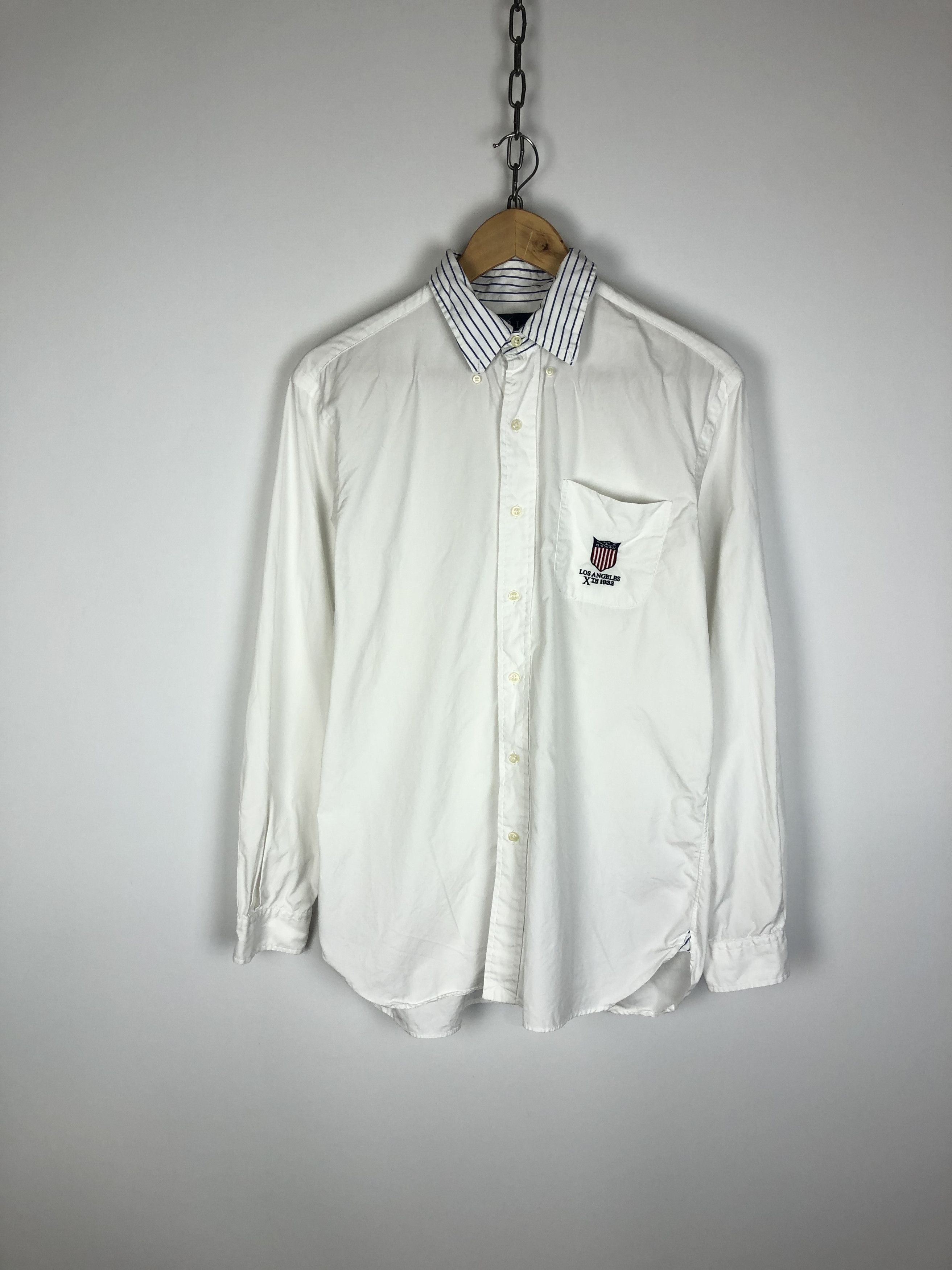 Polo Ralph Lauren Ralph Lauren Shirt Classic Fit Los Angeles Button White M Size US M / EU 48-50 / 2 - 1 Thumbnail