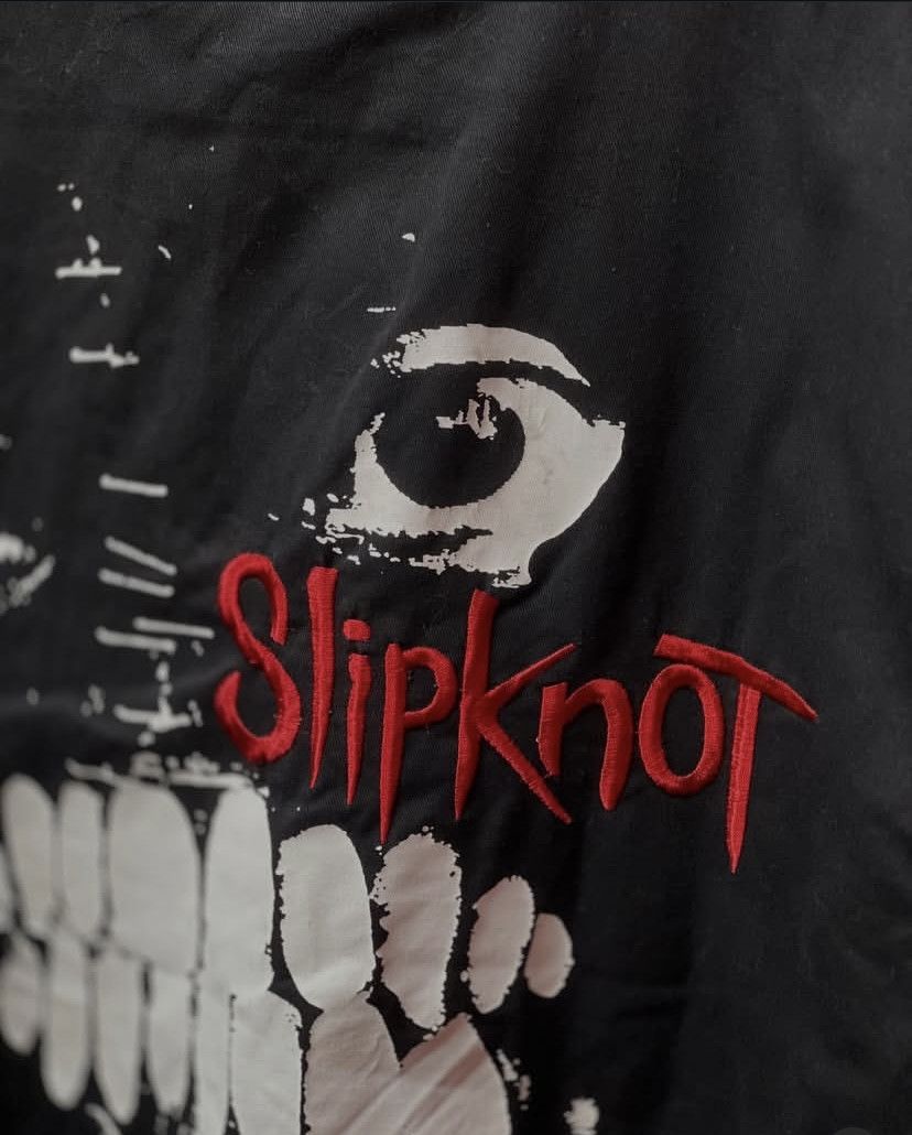 Slipknot Vintage 2005 Slipknot Distressed Work Jacket Size US XL / EU 56 / 4 - 5 Thumbnail