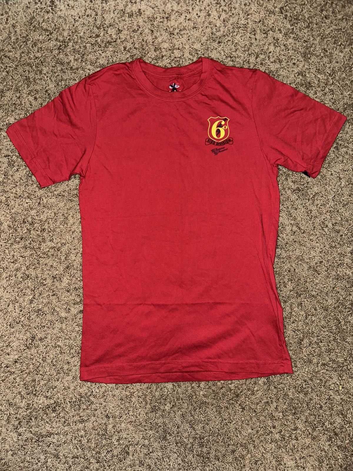 Nike Unreleased Rare Nike 6.0 Men’s Sixo Division Whatever Whenever Red T-Shirt Size US M / EU 48-50 / 2 - 1 Thumbnail