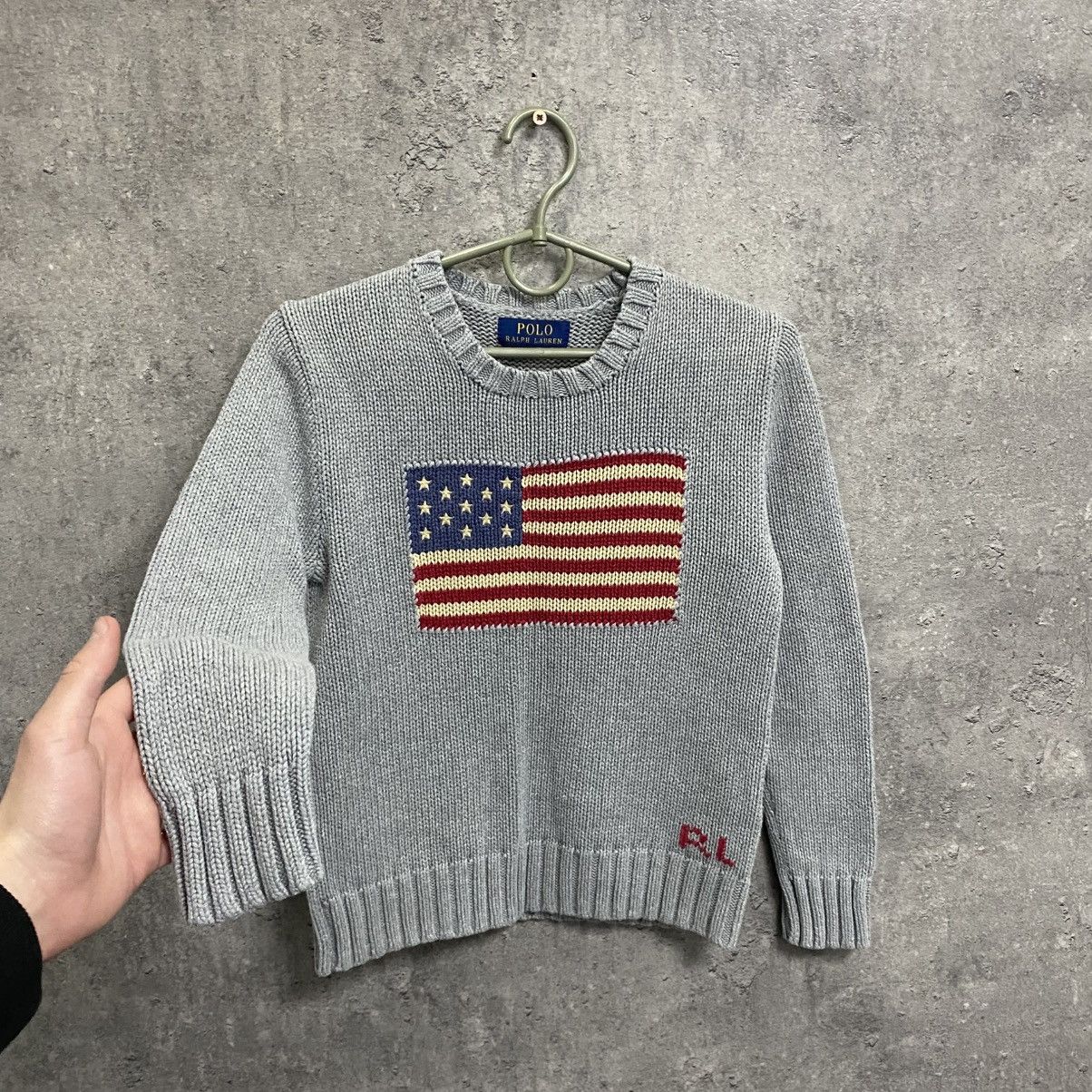 Polo Ralph Lauren Polo Ralph Lauren USA Flag Knitted Sweater RL Sweatshirt Size US XXS / EU 40 - 2 Thumbnail
