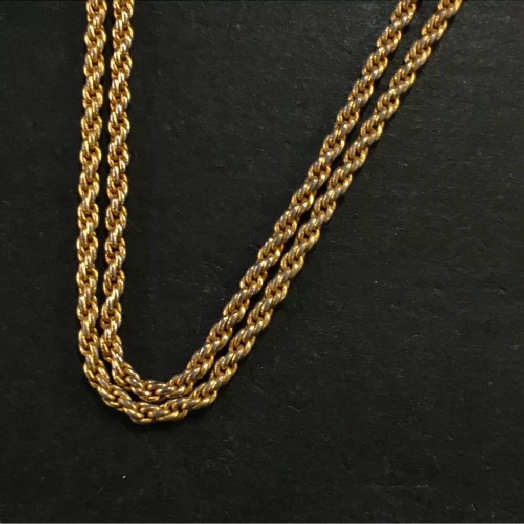 Dior Vintage Dior CD logo crystal rhinestones necklace Size ONE SIZE - 6 Thumbnail