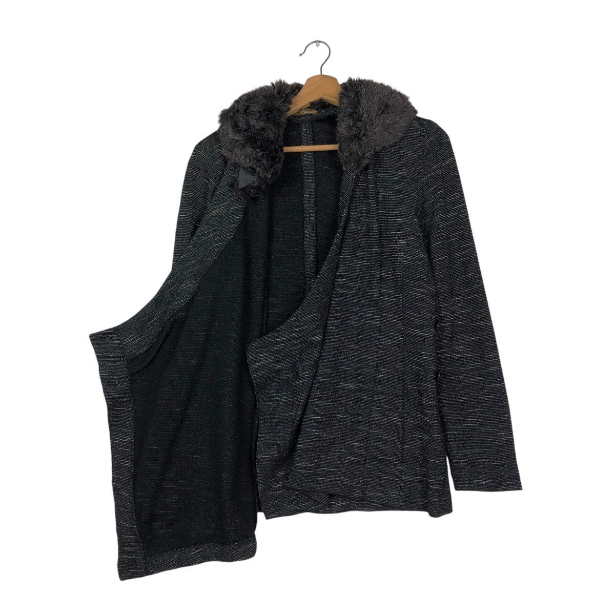 Japanese Brand 🔥VINTAGE CARDIGAN JACKET COSA NOSTRA MINK FUR COLLAR Size US M / EU 48-50 / 2 - 13 Thumbnail