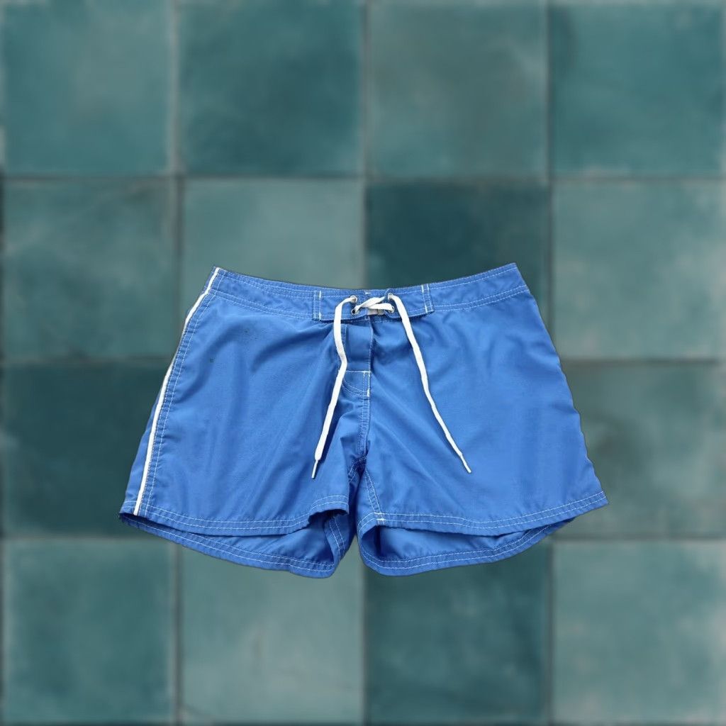 Vintage VINTAGE Crazy Shirt Boardshorts T-Shirt Juniors 7 Women Blue 90s Hawaiian Shirt Girls Size M / US 6-8 / IT 42-44 - 1 Thumbnail