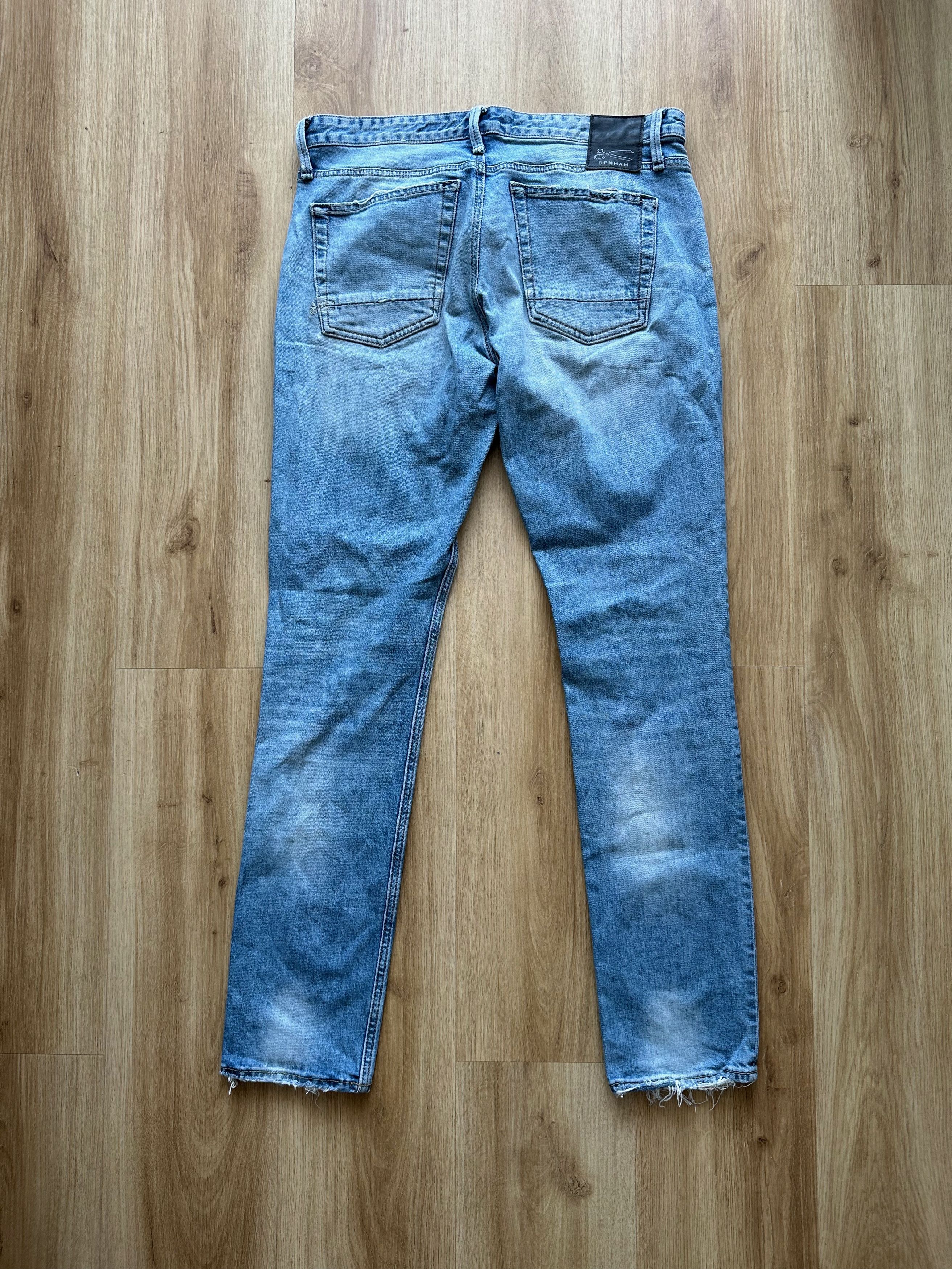 DENHAM DENHAM Razor Slim Fit washed denim faded jeants pants Size US 34 / EU 50 - 10 Thumbnail