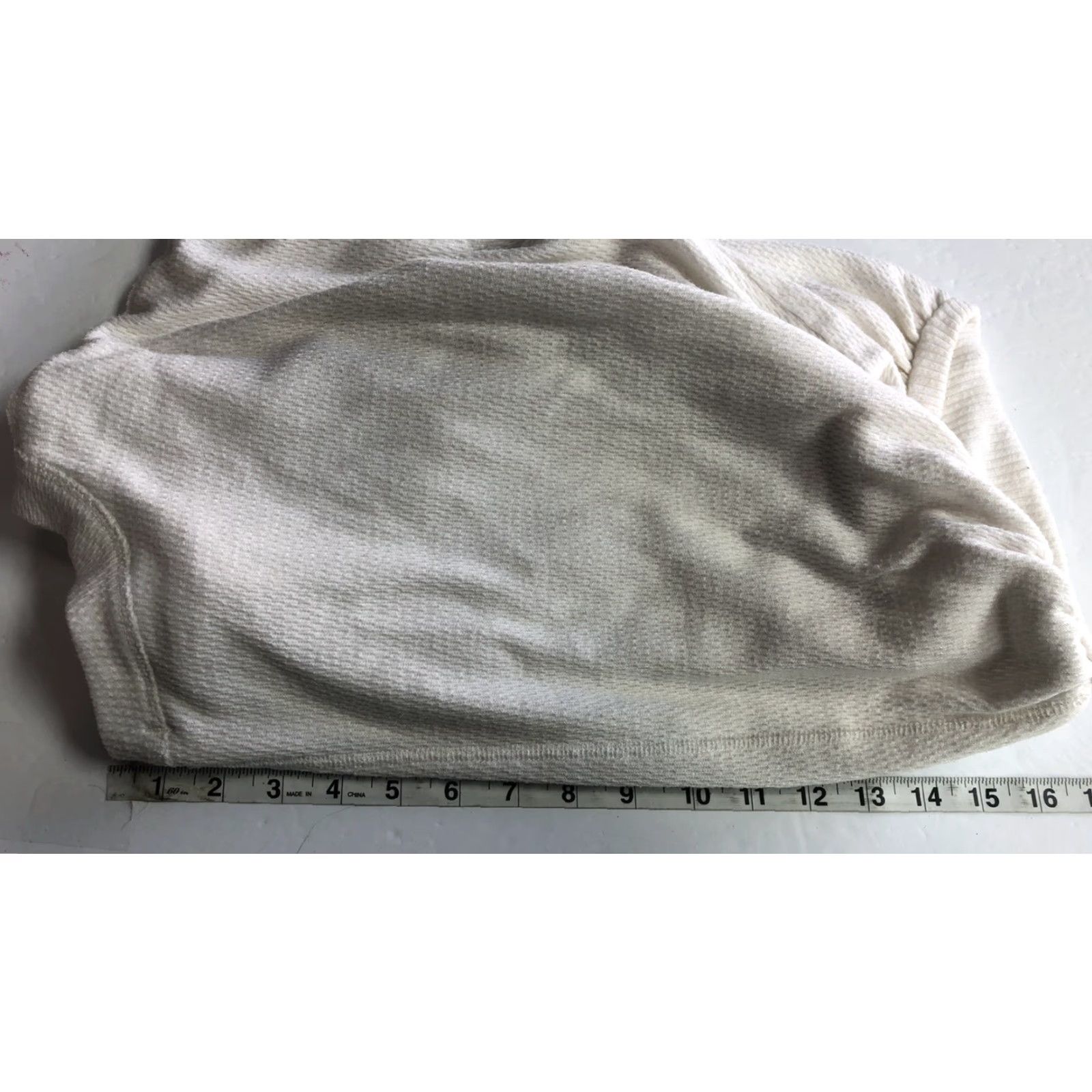 Vintage We The Free Sweater White Cropped XS Cotton Crewneck Beach Women Pullover Size XS / US 0-2 / IT 36-38 - 4 Thumbnail