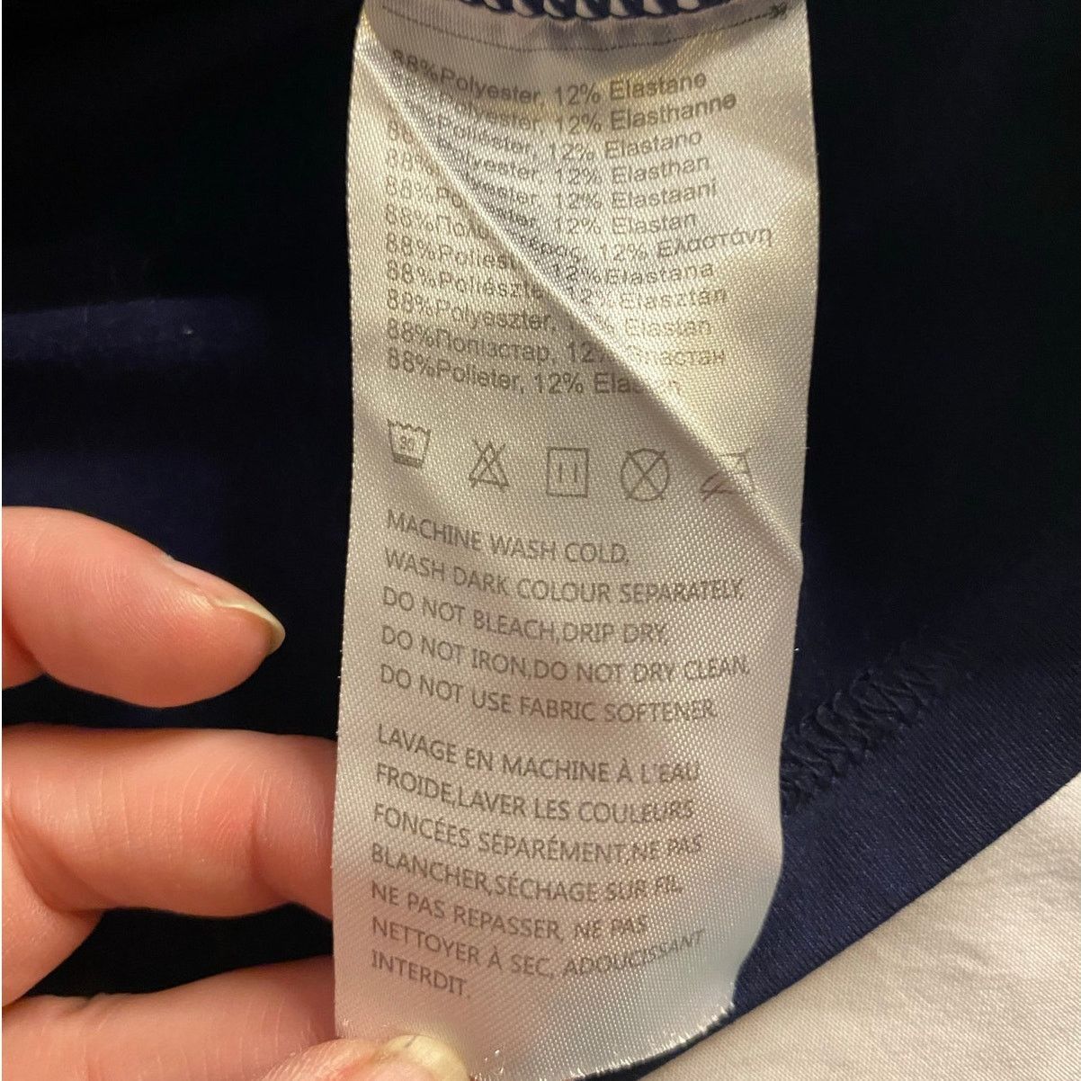 Other Minimalist Activewear Navy Long Sleeve Performance Shirt L Size L / US 10 / IT 46 - 4 Thumbnail